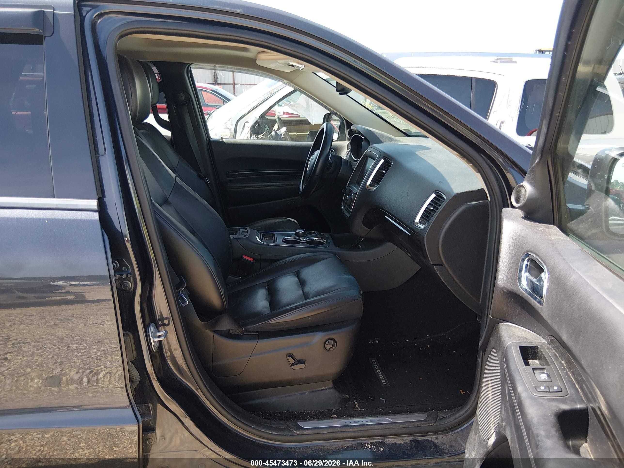 2014 Dodge Durango Limited Black vin: 1C4RDJDG5EC475447