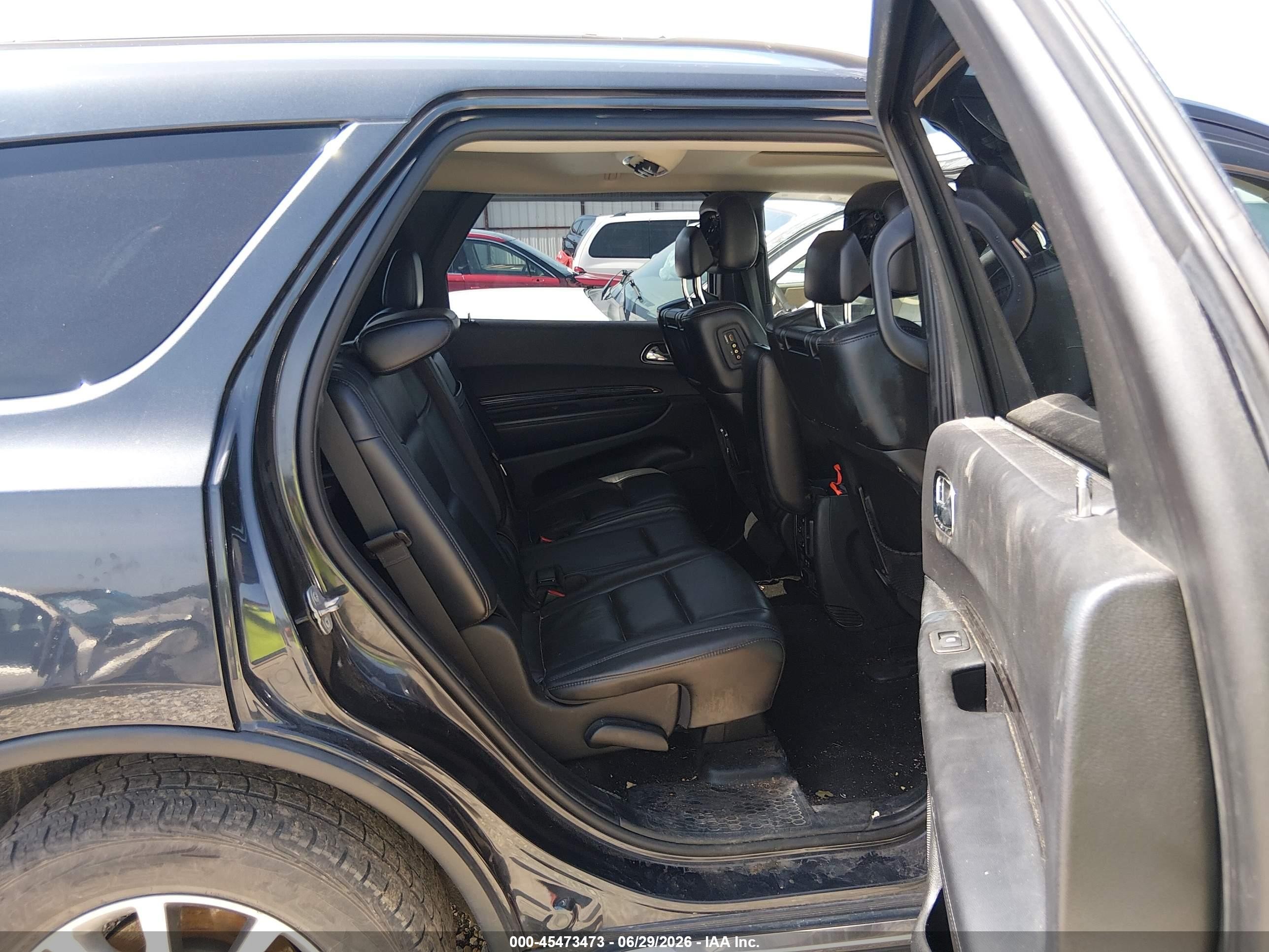 2014 Dodge Durango Limited Black vin: 1C4RDJDG5EC475447