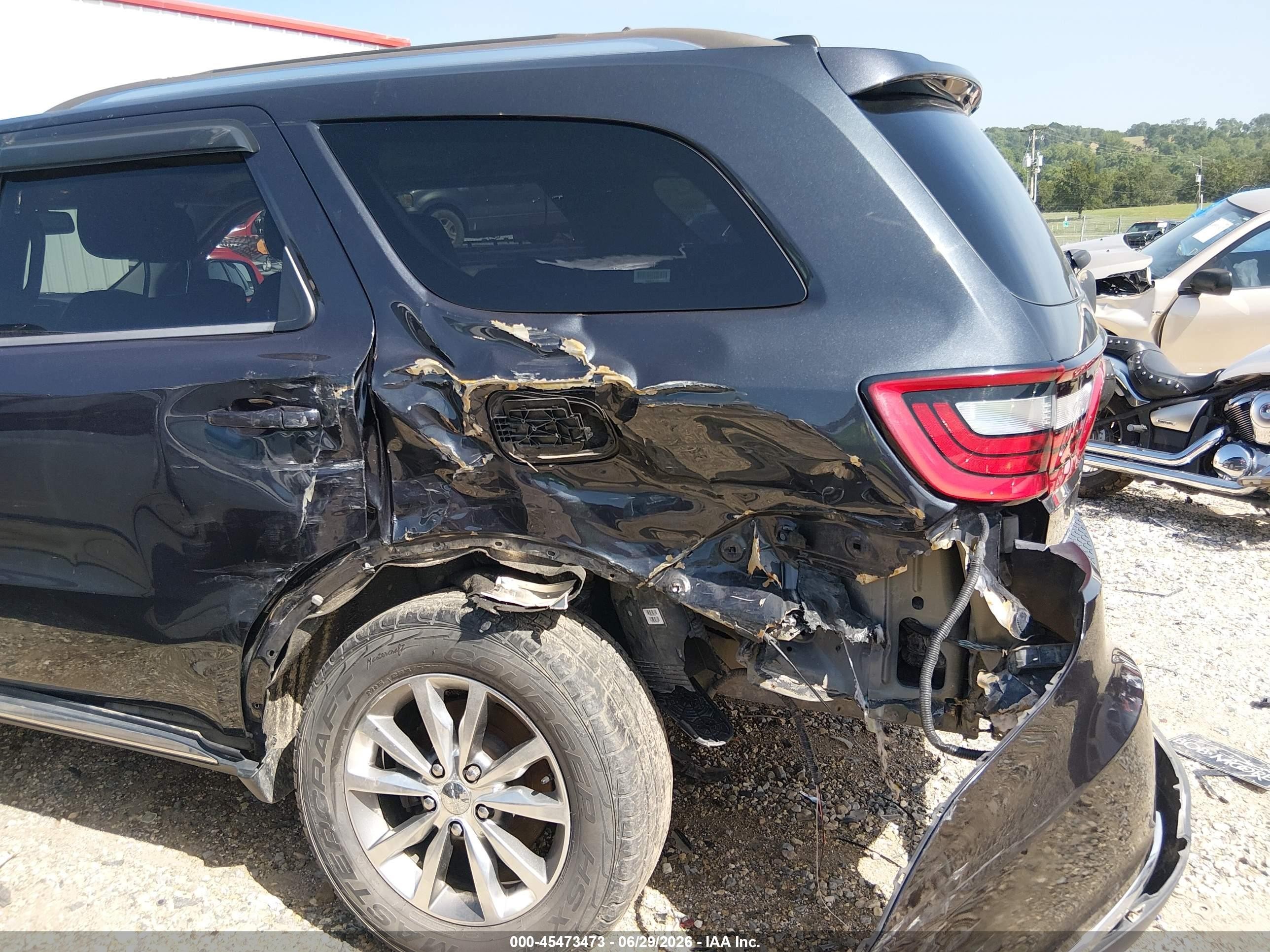 2014 Dodge Durango Limited Black vin: 1C4RDJDG5EC475447