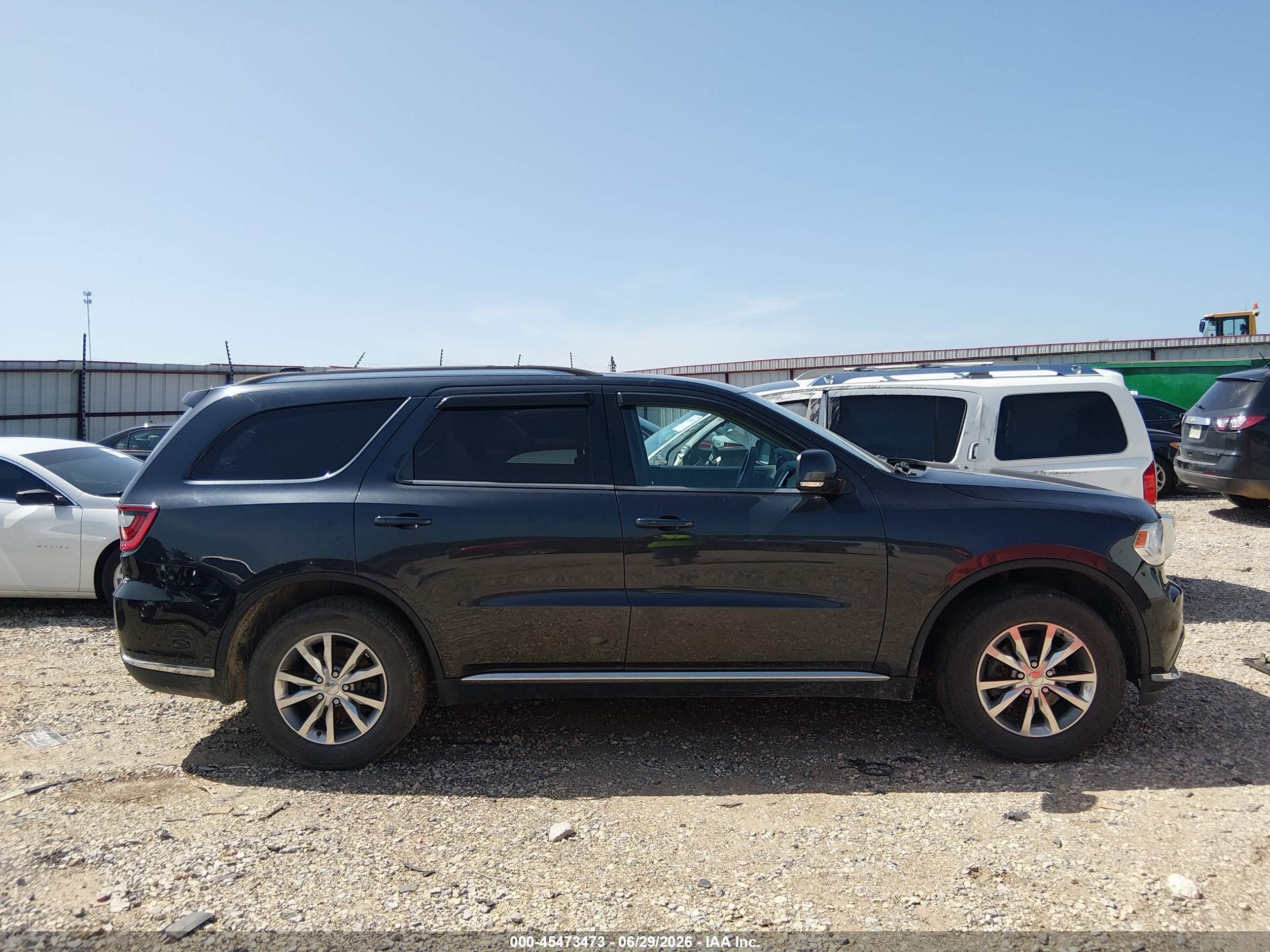 2014 Dodge Durango Limited Black vin: 1C4RDJDG5EC475447