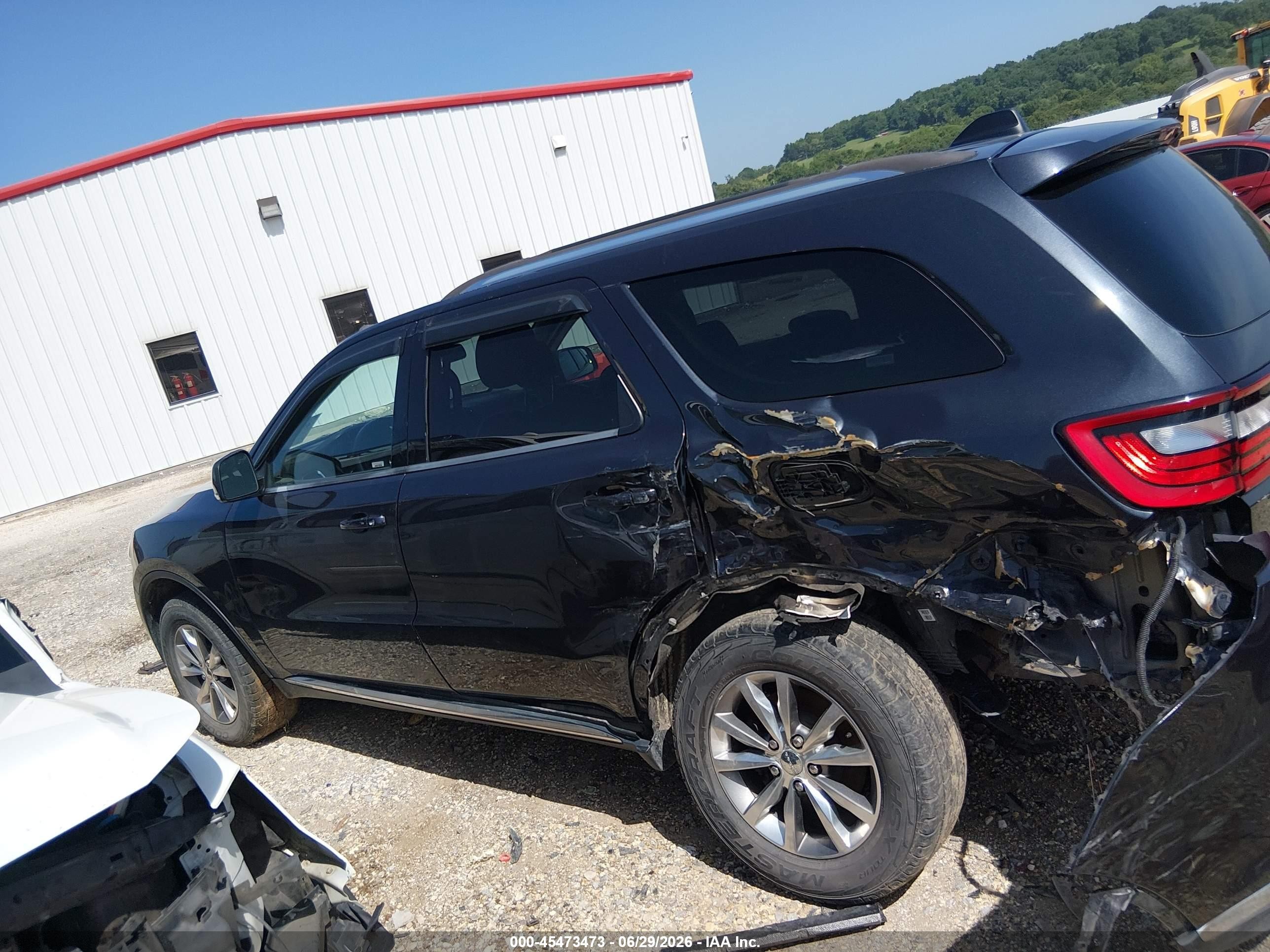 2014 Dodge Durango Limited Black vin: 1C4RDJDG5EC475447