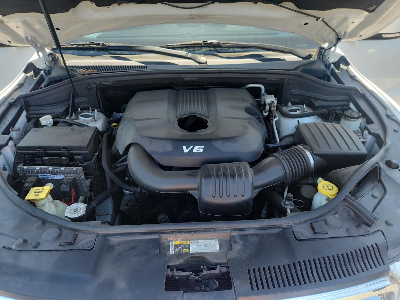 2014 Dodge Durango White vin: 1C4RDJDG5EC484021