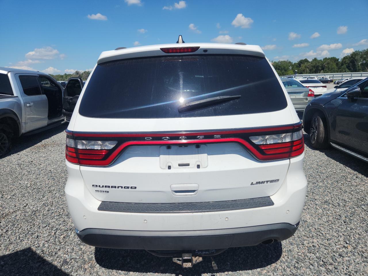 2014 Dodge Durango White vin: 1C4RDJDG5EC484021
