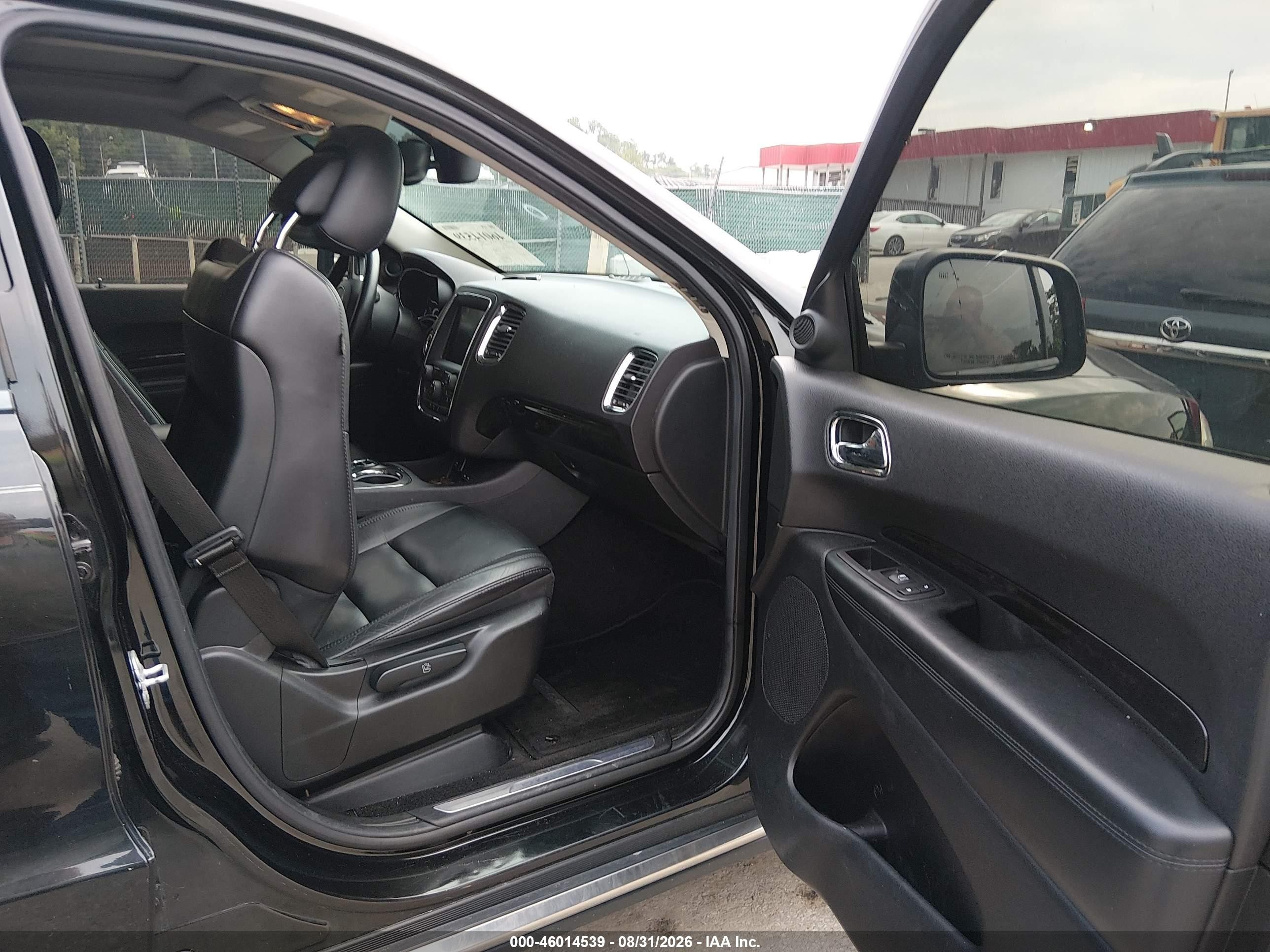 2014 Dodge Durango Limited Black vin: 1C4RDJDG5EC484388