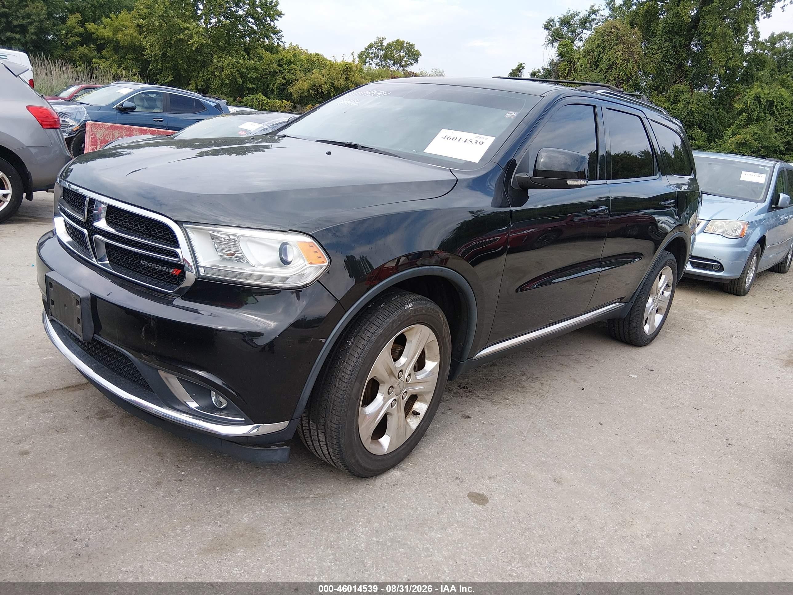 2014 Dodge Durango Limited Black vin: 1C4RDJDG5EC484388
