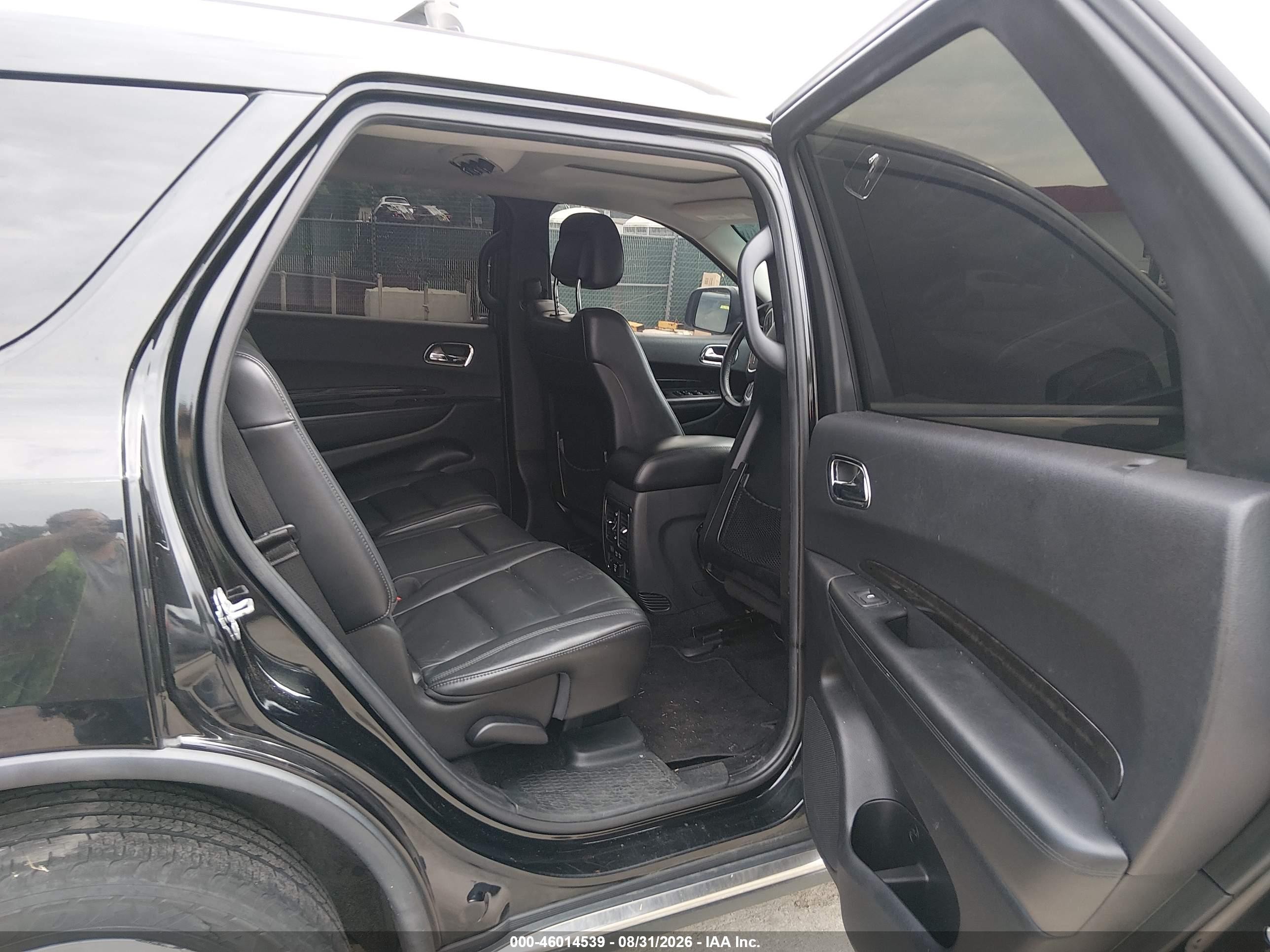 2014 Dodge Durango Limited Black vin: 1C4RDJDG5EC484388