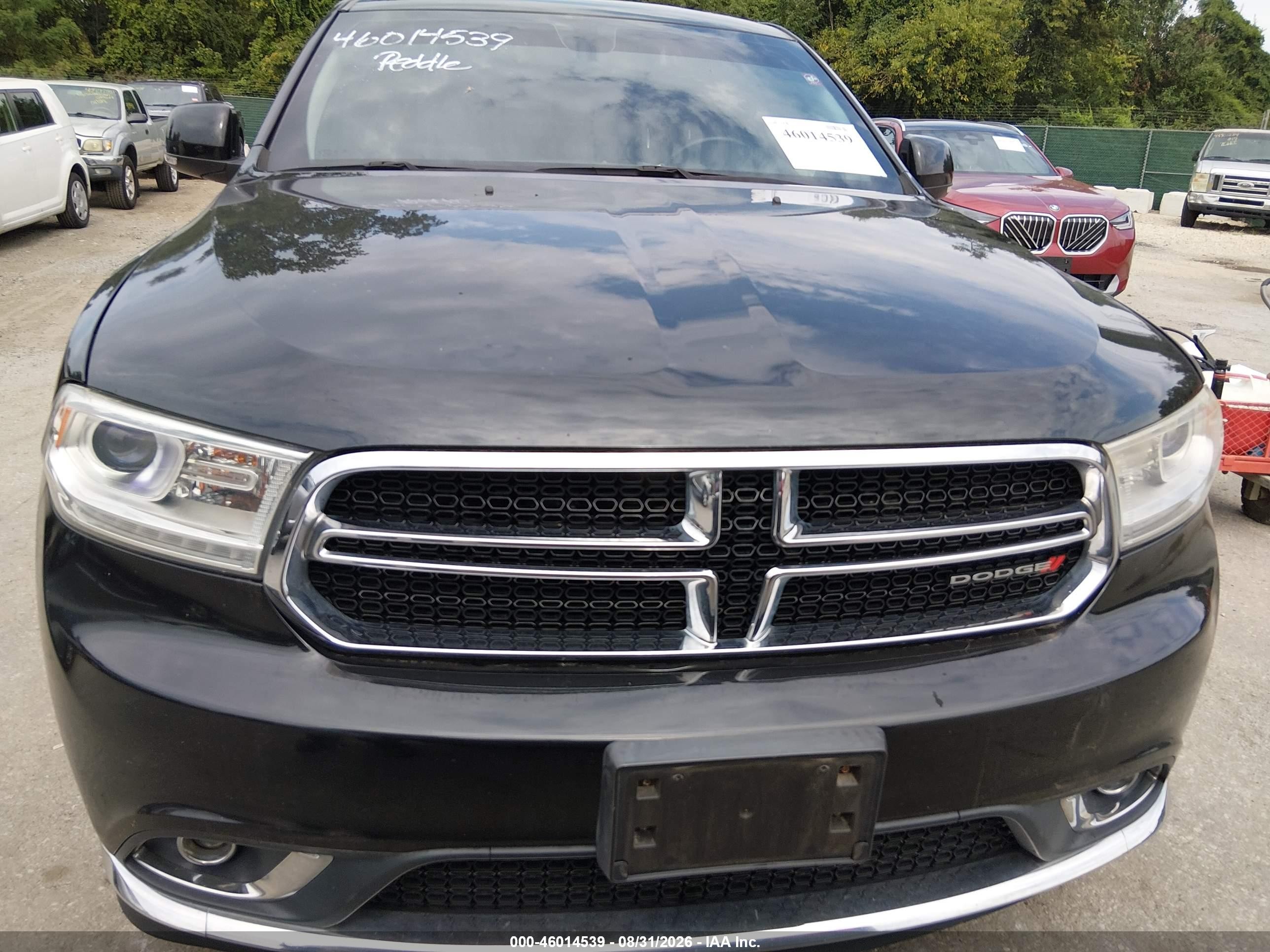 2014 Dodge Durango Limited Black vin: 1C4RDJDG5EC484388