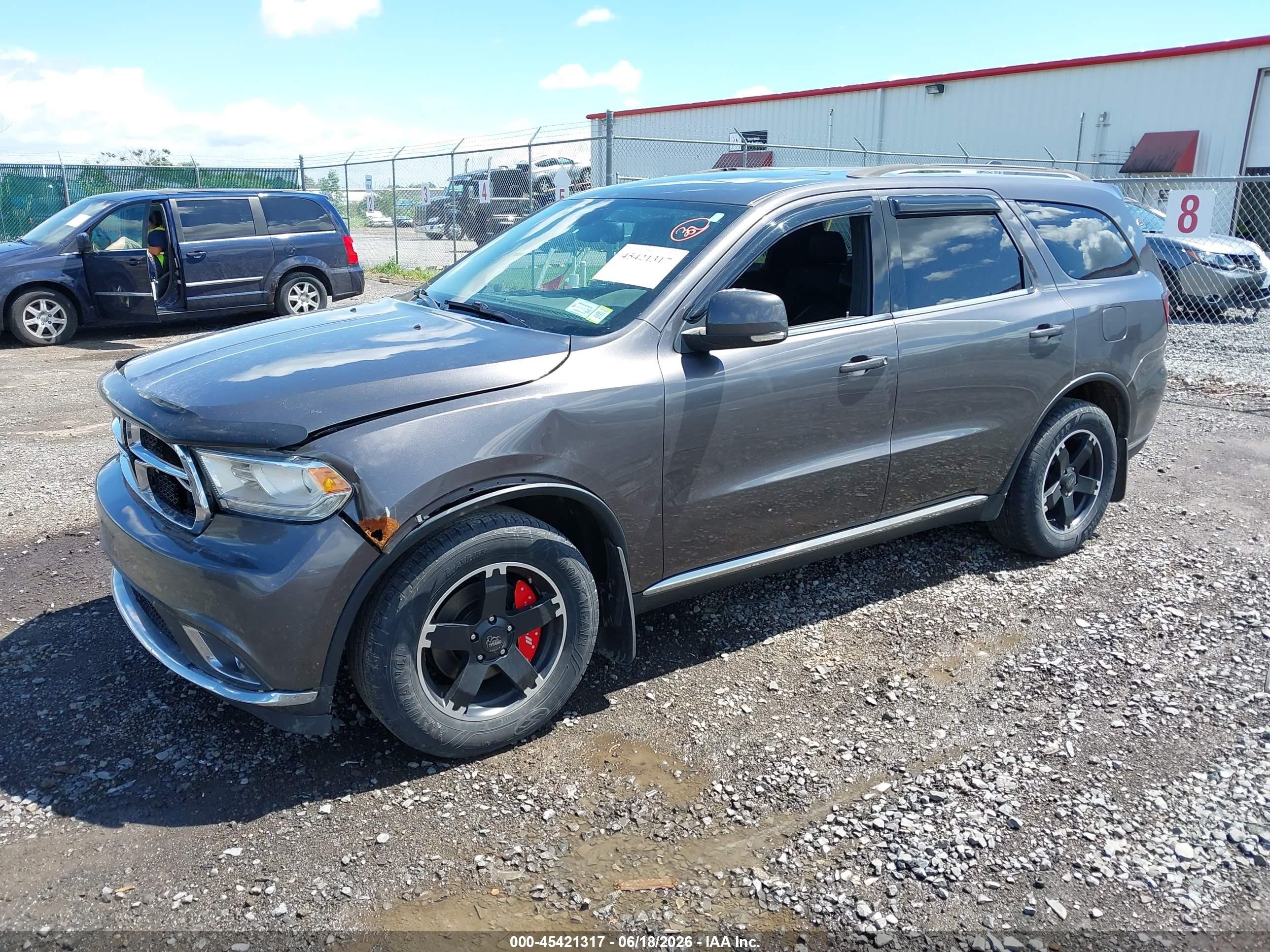 2014 Dodge Durango Limited Gray vin: 1C4RDJDG5EC976287