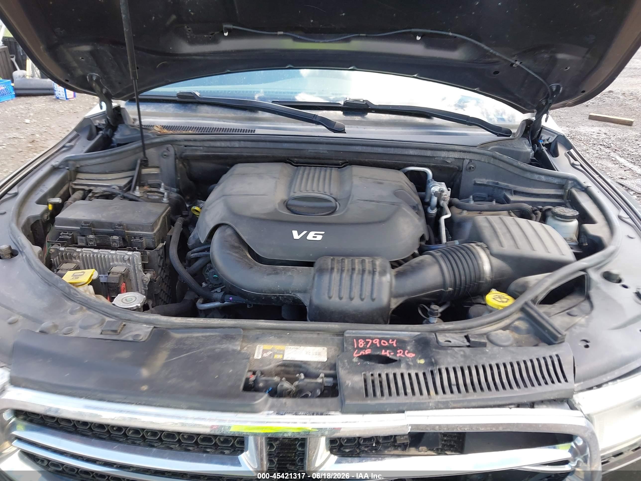 2014 Dodge Durango Limited Gray vin: 1C4RDJDG5EC976287