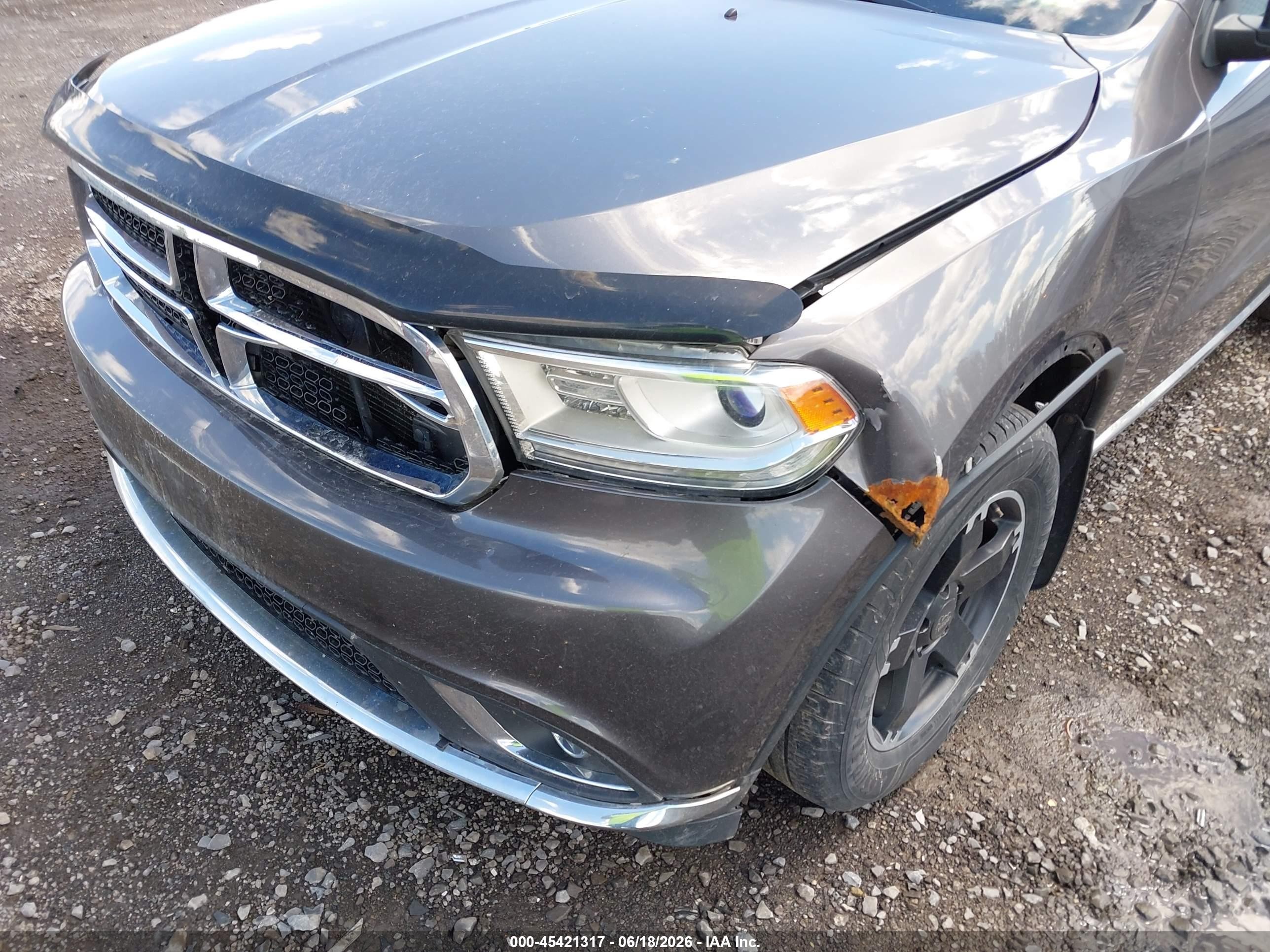 2014 Dodge Durango Limited Gray vin: 1C4RDJDG5EC976287