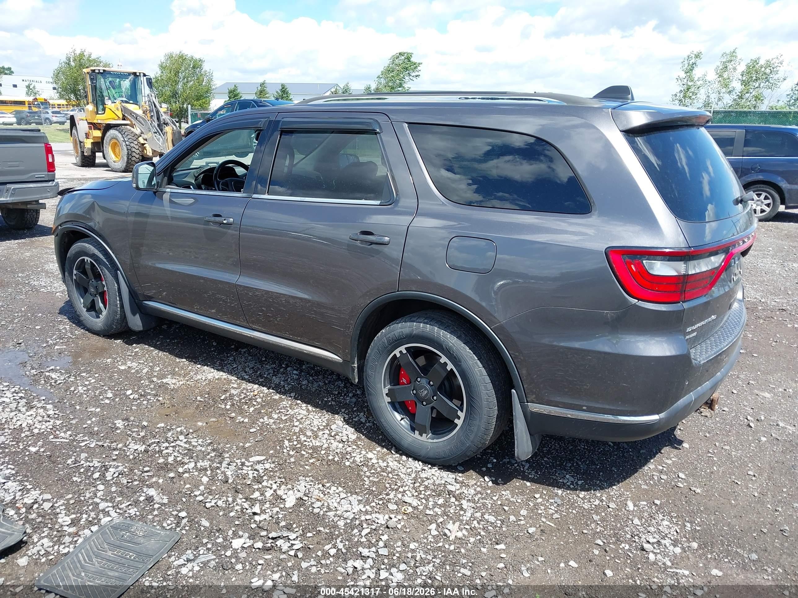 2014 Dodge Durango Limited Gray vin: 1C4RDJDG5EC976287