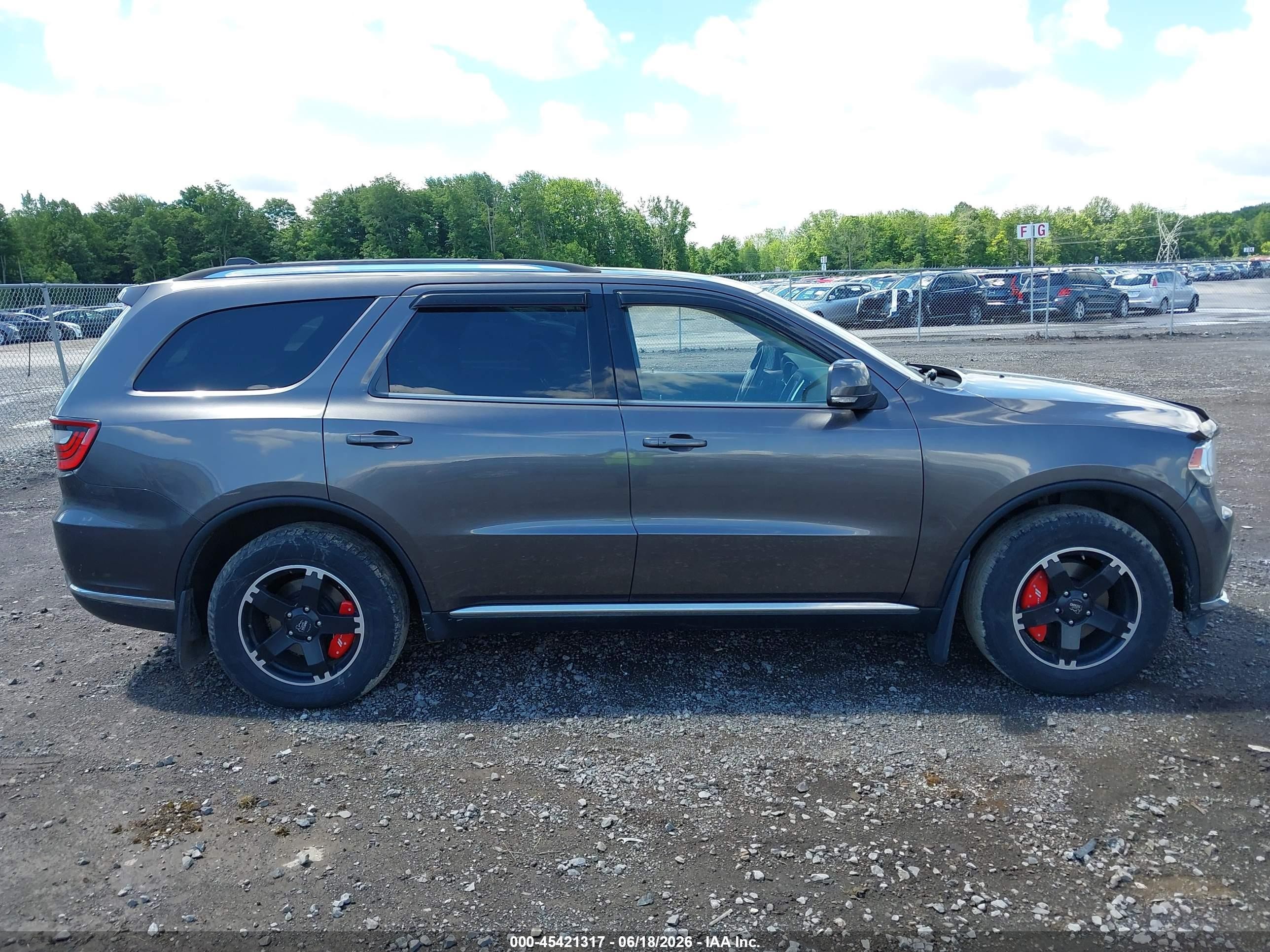 2014 Dodge Durango Limited Gray vin: 1C4RDJDG5EC976287