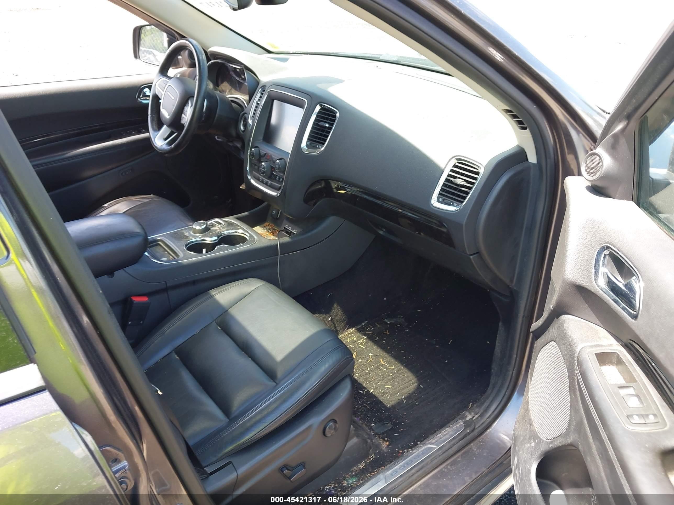 2014 Dodge Durango Limited Gray vin: 1C4RDJDG5EC976287