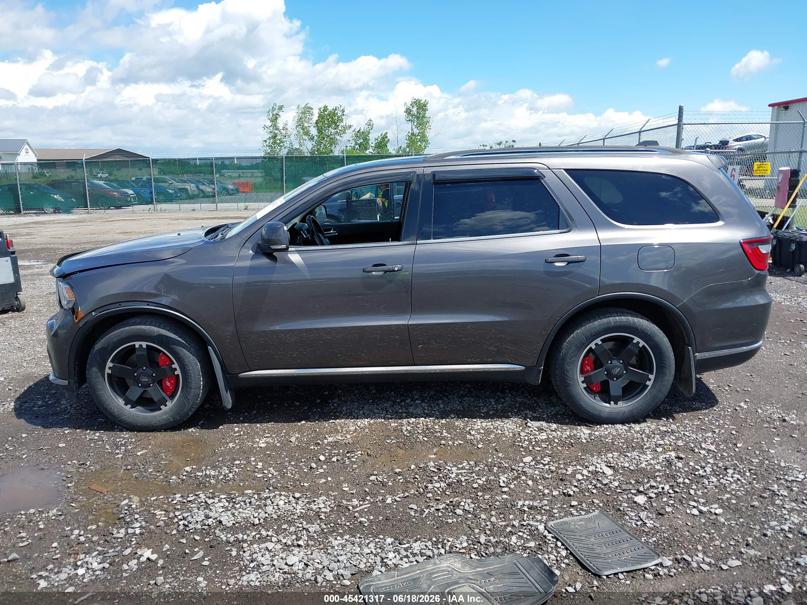 2014 Dodge Durango Limited Gray vin: 1C4RDJDG5EC976287