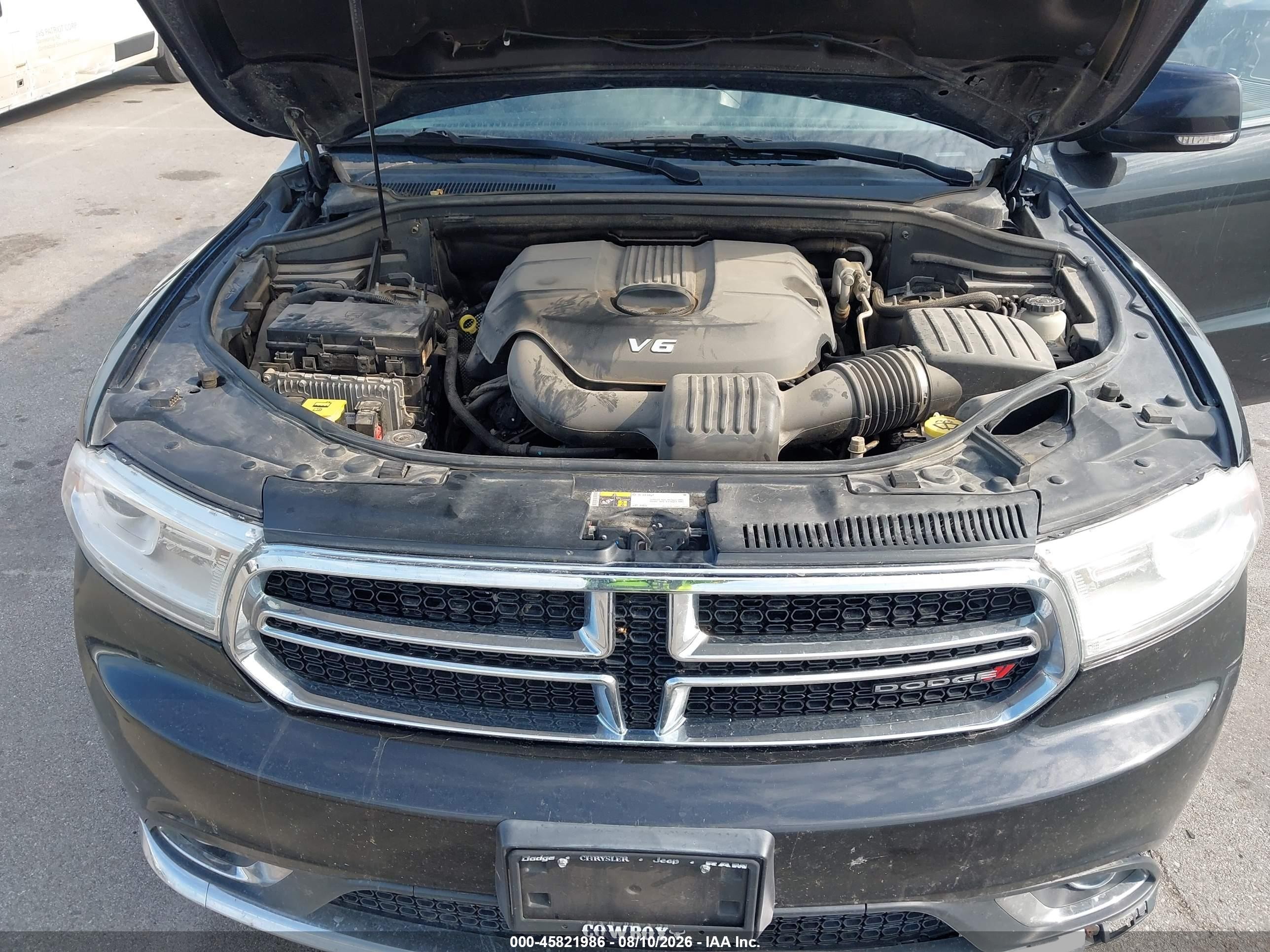 2015 Dodge Durango Limited Black vin: 1C4RDJDG5FC709586