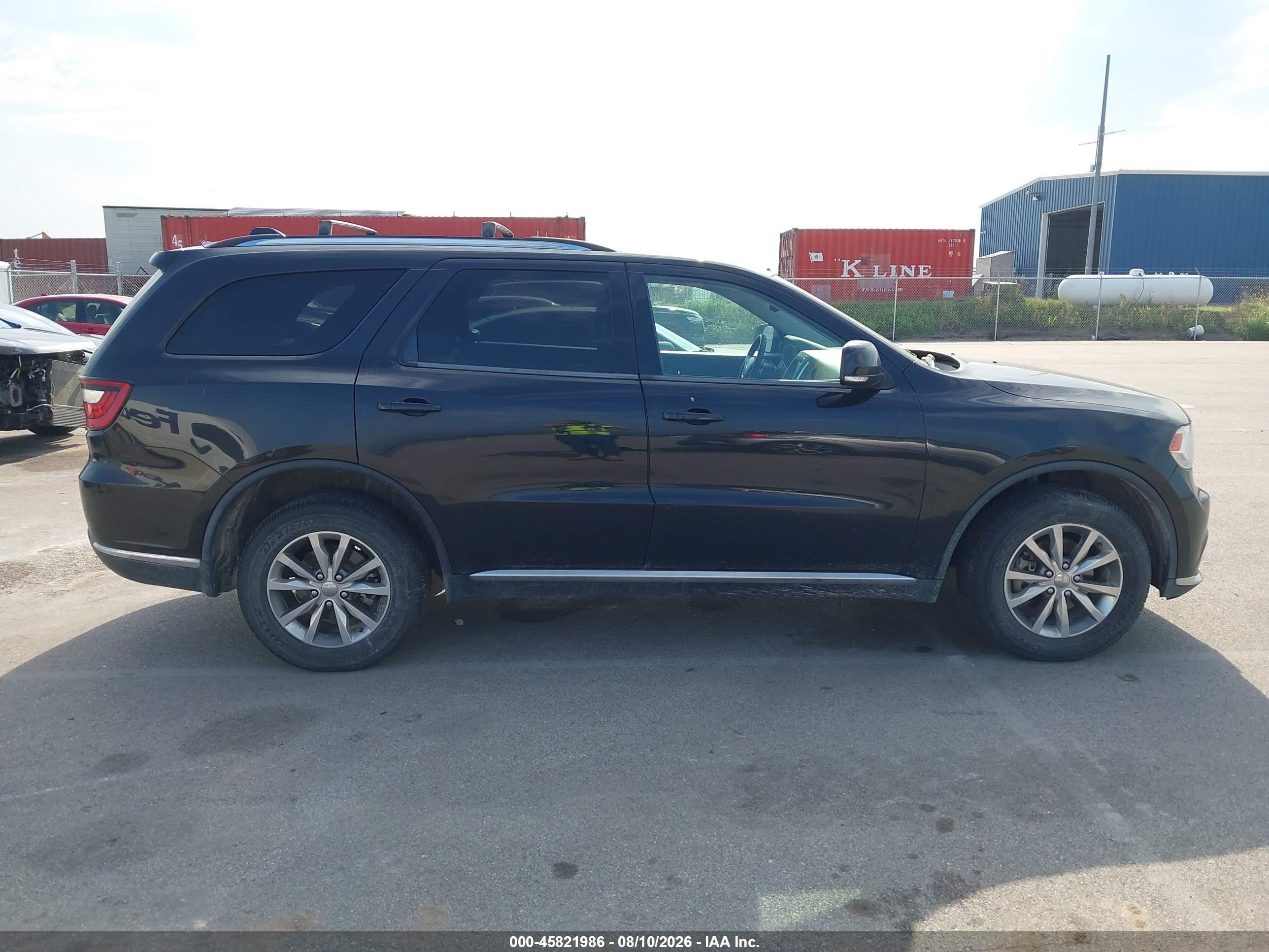 2015 Dodge Durango Limited Black vin: 1C4RDJDG5FC709586