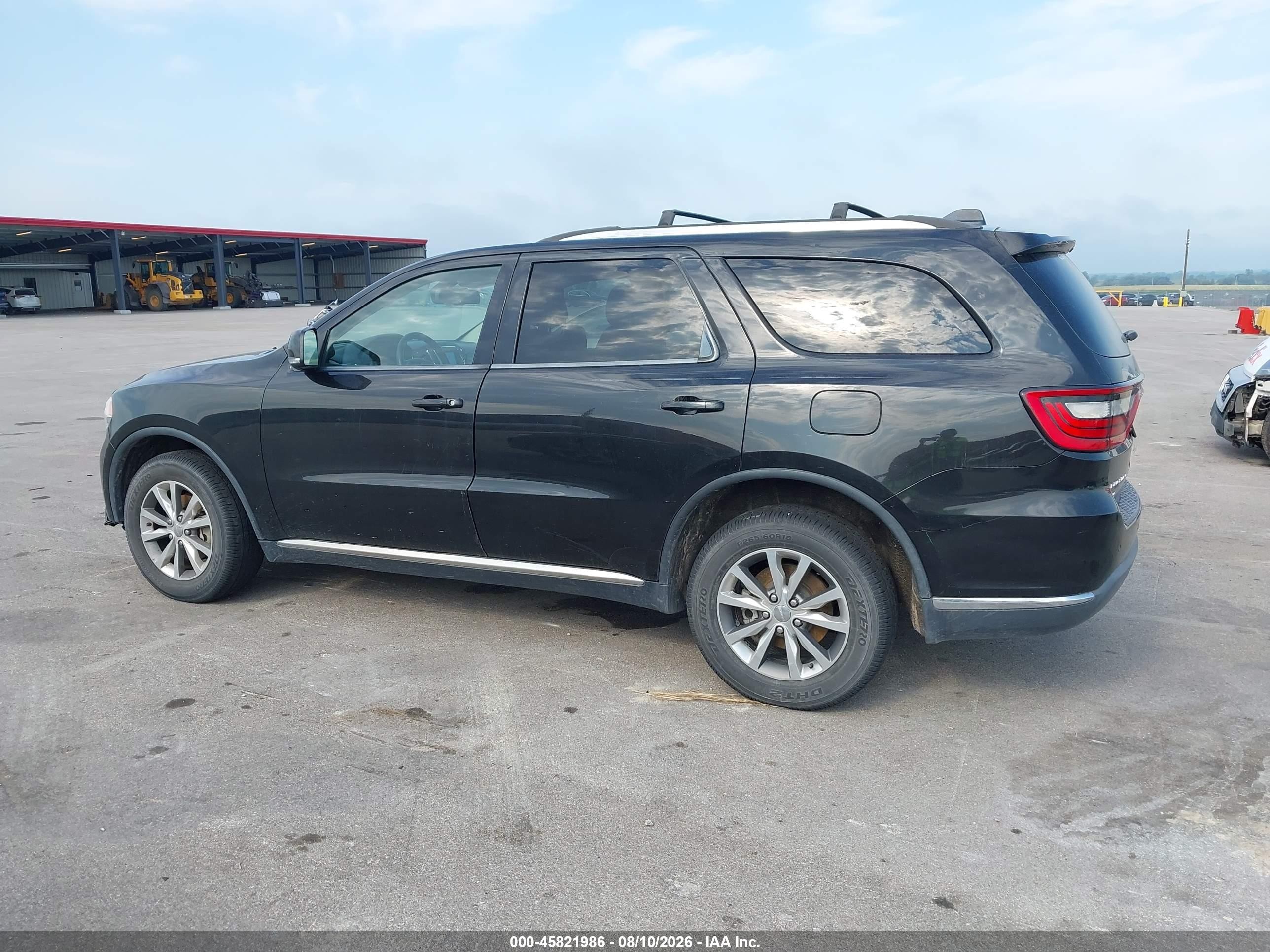 2015 Dodge Durango Limited Black vin: 1C4RDJDG5FC709586
