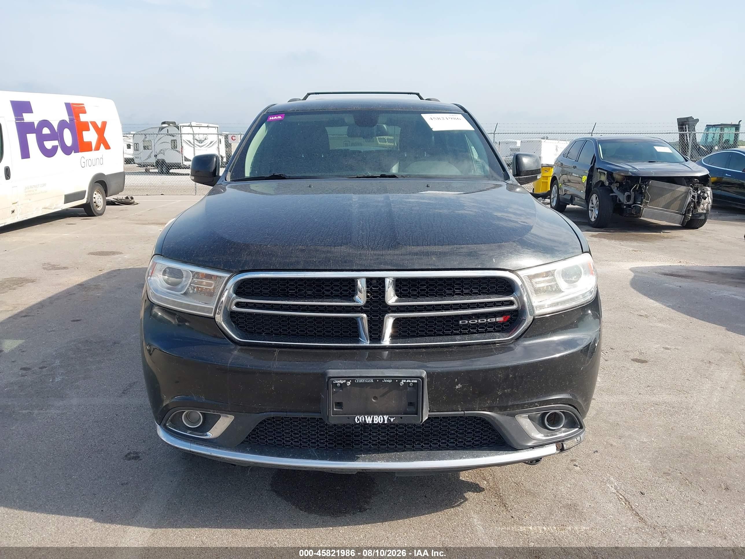 2015 Dodge Durango Limited Black vin: 1C4RDJDG5FC709586