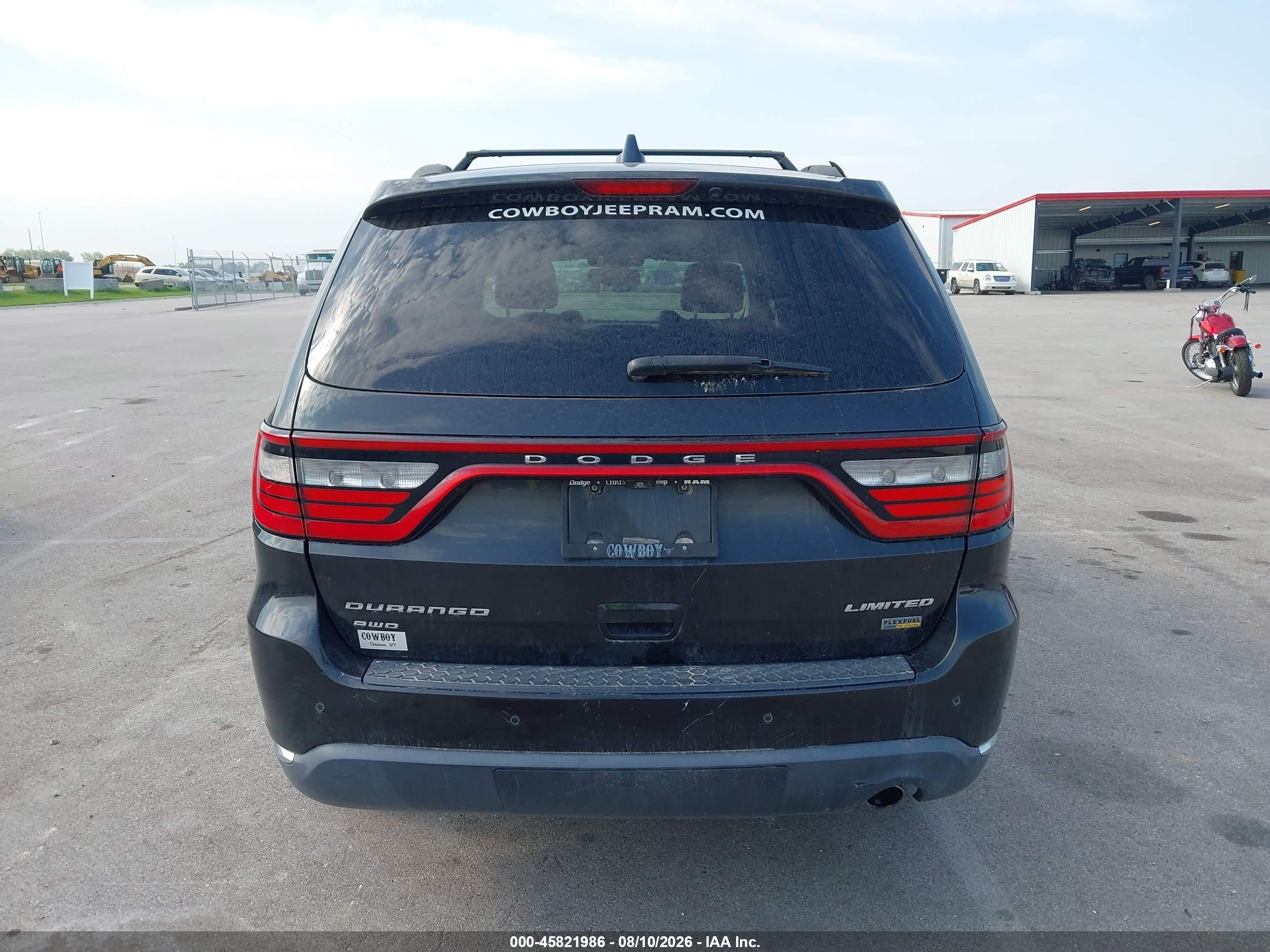 2015 Dodge Durango Limited Black vin: 1C4RDJDG5FC709586