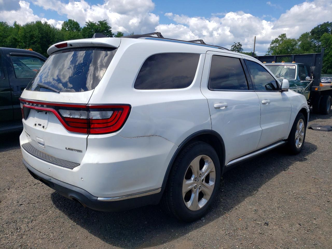 2015 Dodge Durango Limited Белый vin: 1C4RDJDG5FC715551