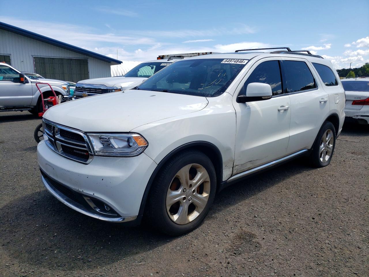 2015 Dodge Durango Limited Белый vin: 1C4RDJDG5FC715551