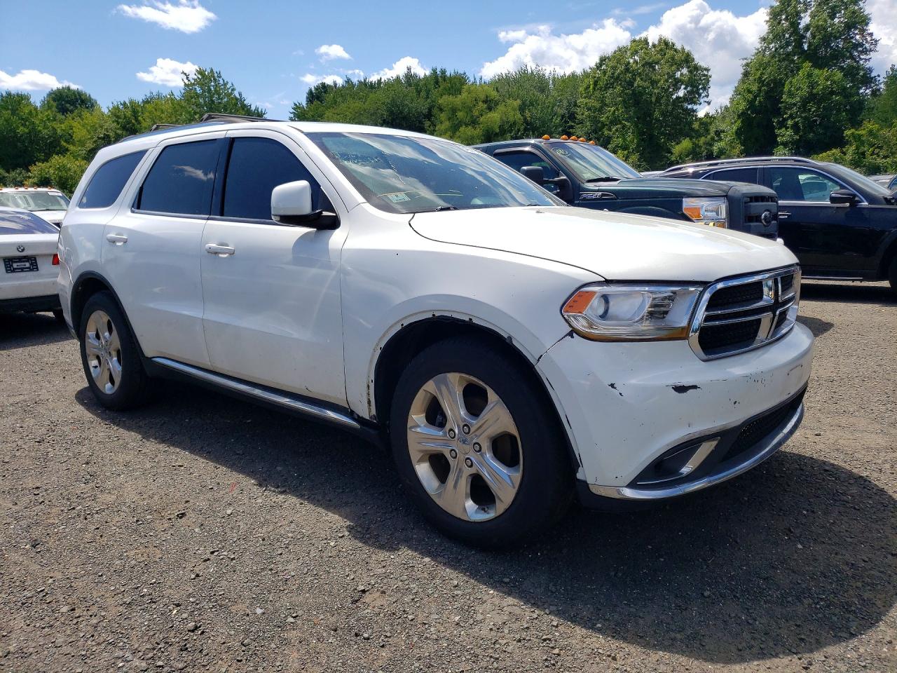 2015 Dodge Durango Limited Белый vin: 1C4RDJDG5FC715551