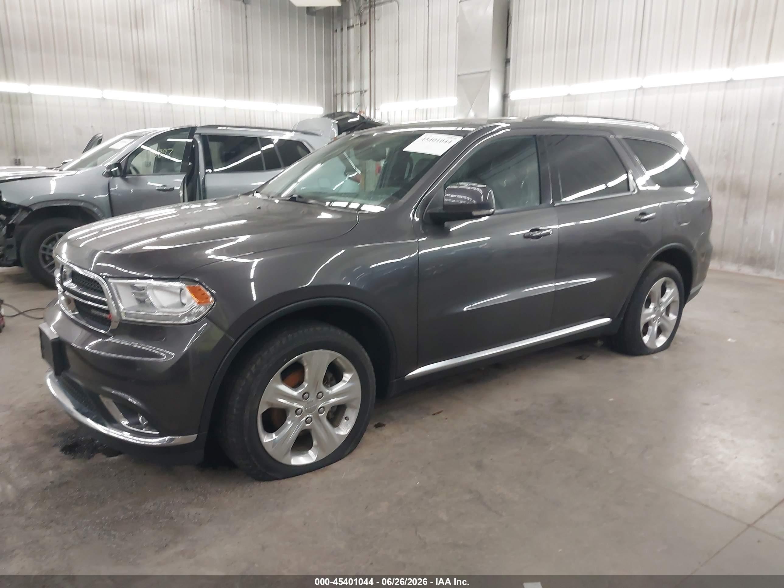 2015 Dodge Durango Limited Gray vin: 1C4RDJDG5FC760747