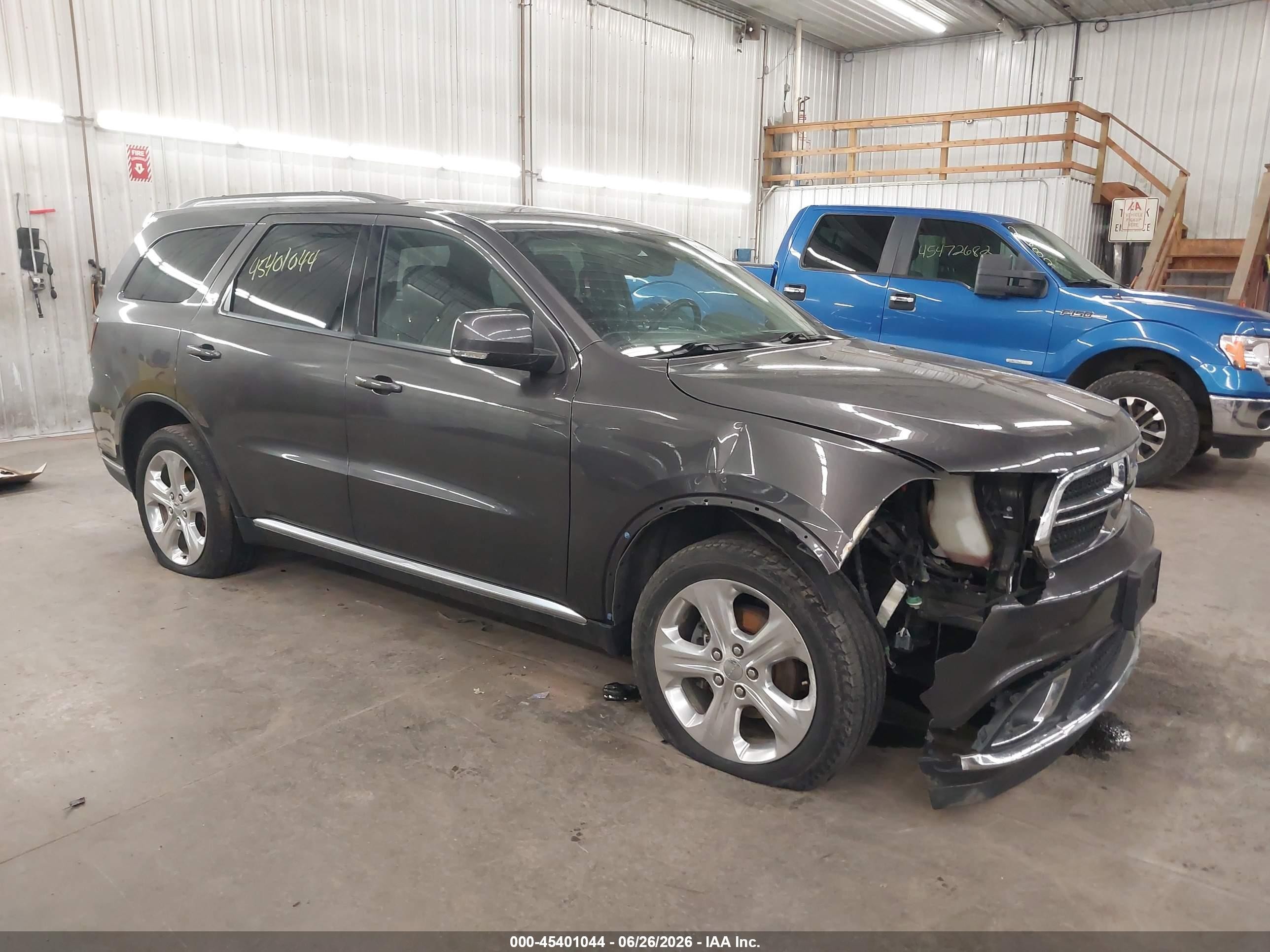 2015 Dodge Durango Limited Gray vin: 1C4RDJDG5FC760747