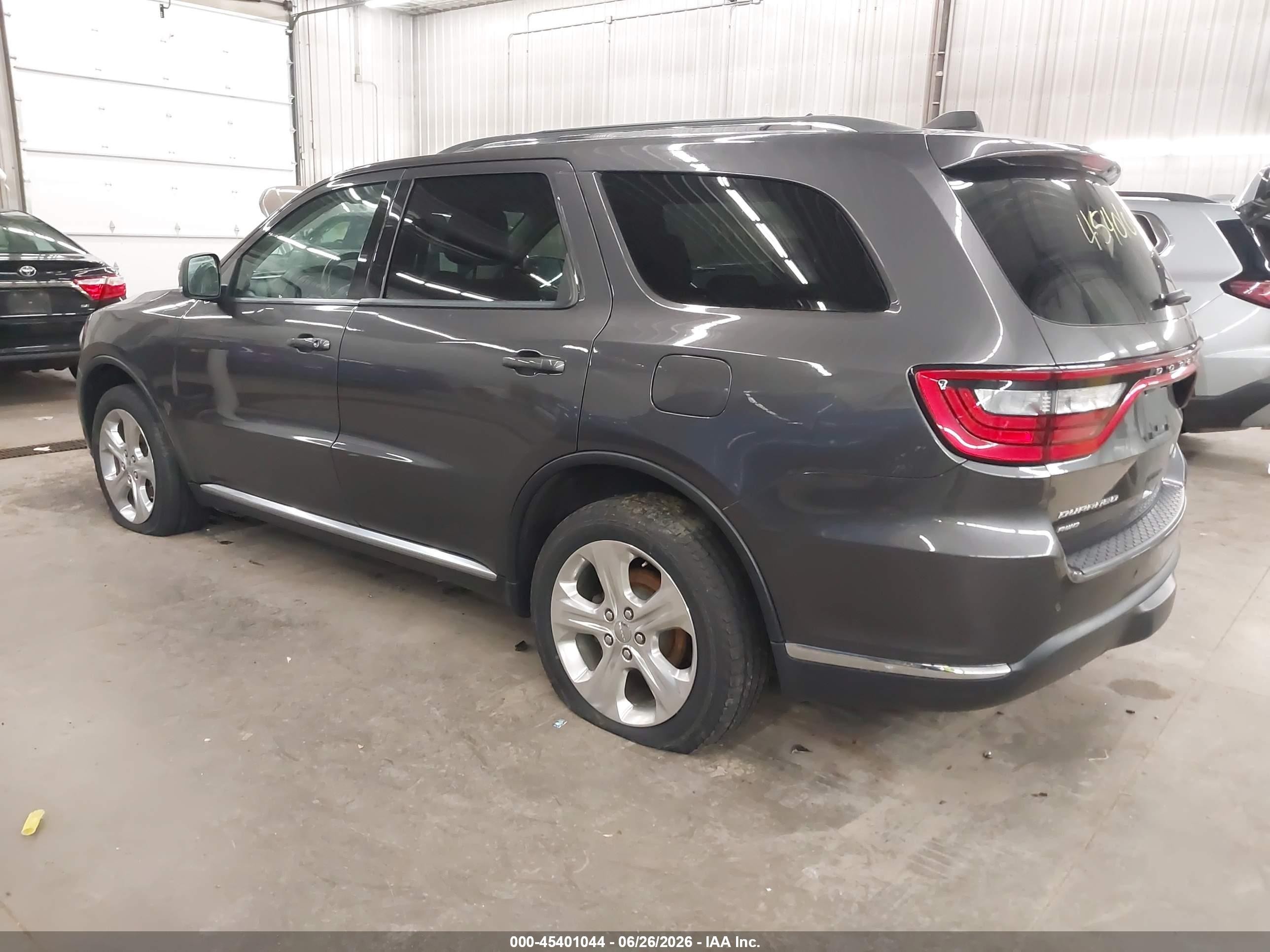 2015 Dodge Durango Limited Gray vin: 1C4RDJDG5FC760747