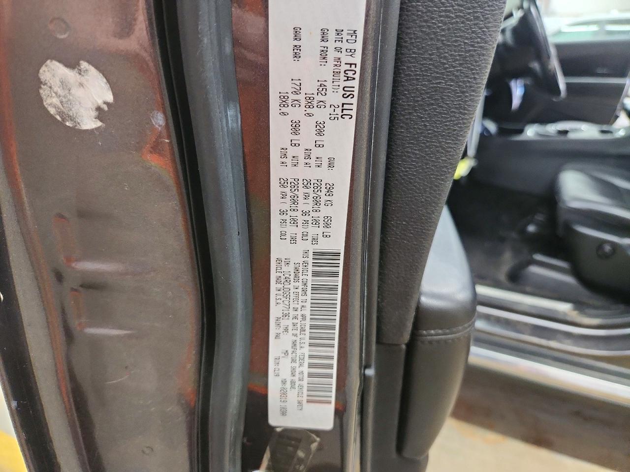 2015 Dodge Durango Gt Gray vin: 1C4RDJDG5FC771361