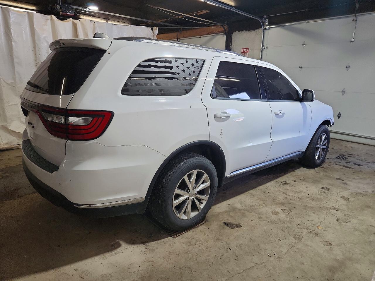 2015 Dodge Durango Limited White vin: 1C4RDJDG5FC850397