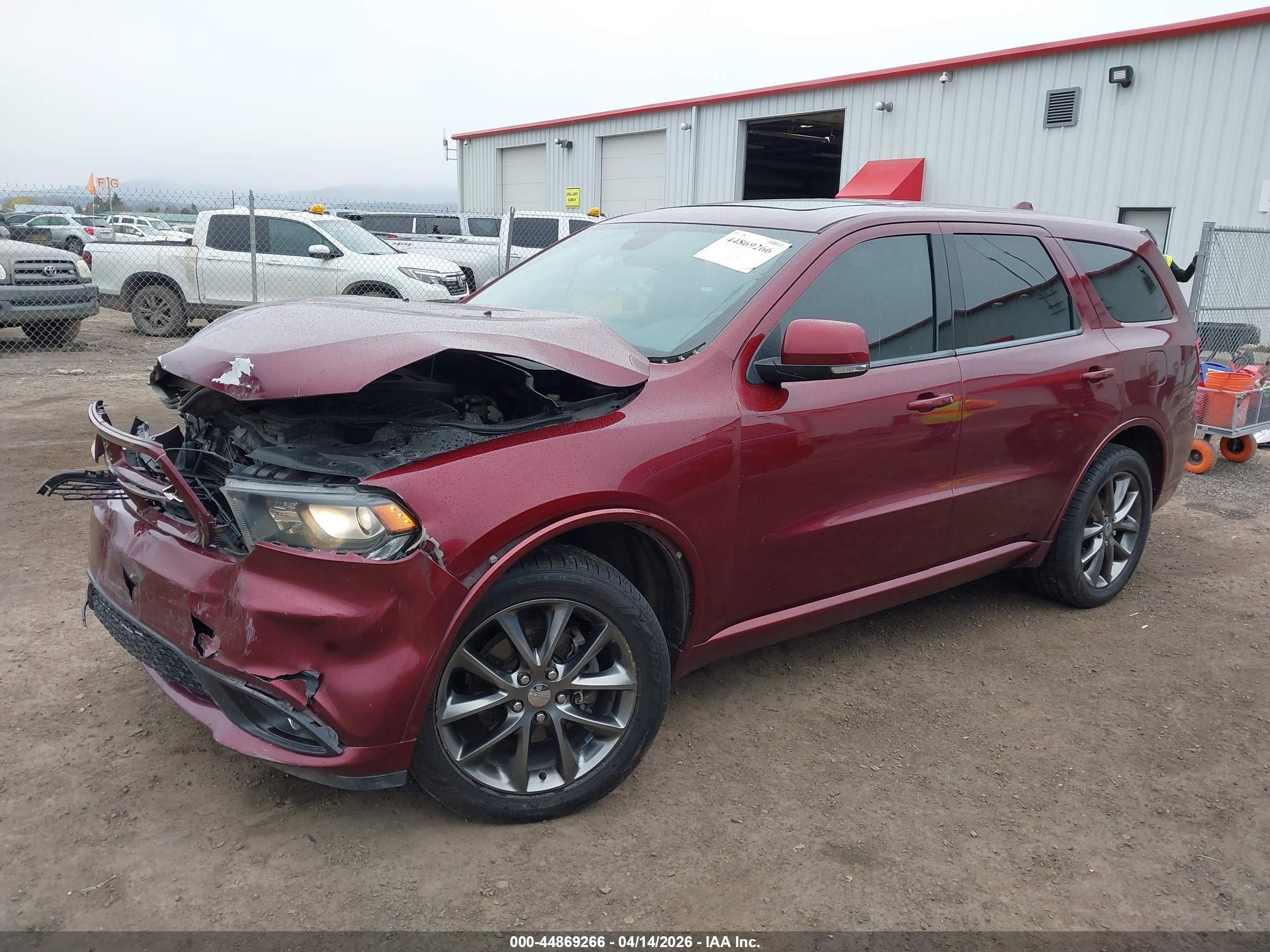 2017 Dodge Durango Gt Awd Maroon vin: 1C4RDJDG5HC725239