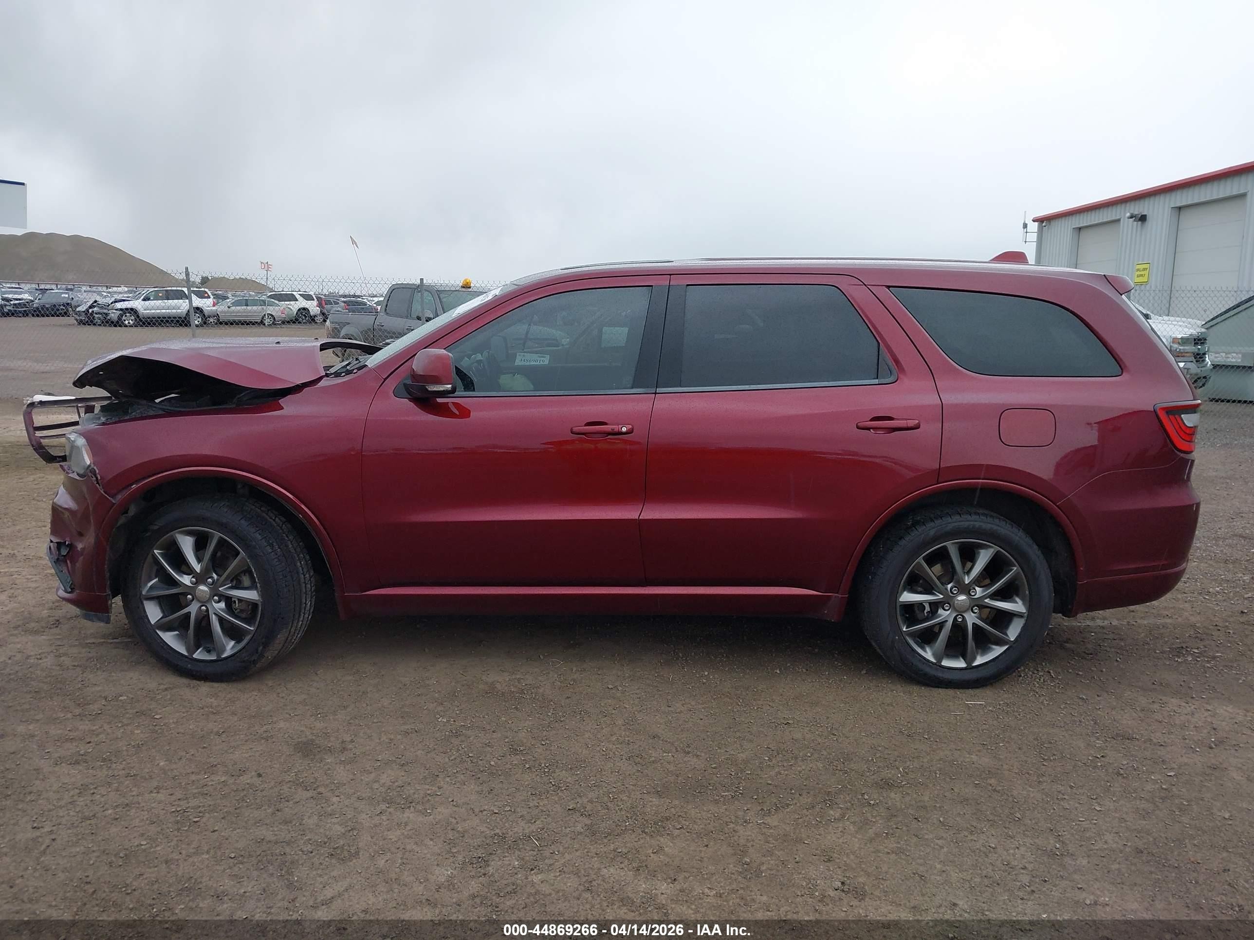 2017 Dodge Durango Gt Awd Maroon vin: 1C4RDJDG5HC725239