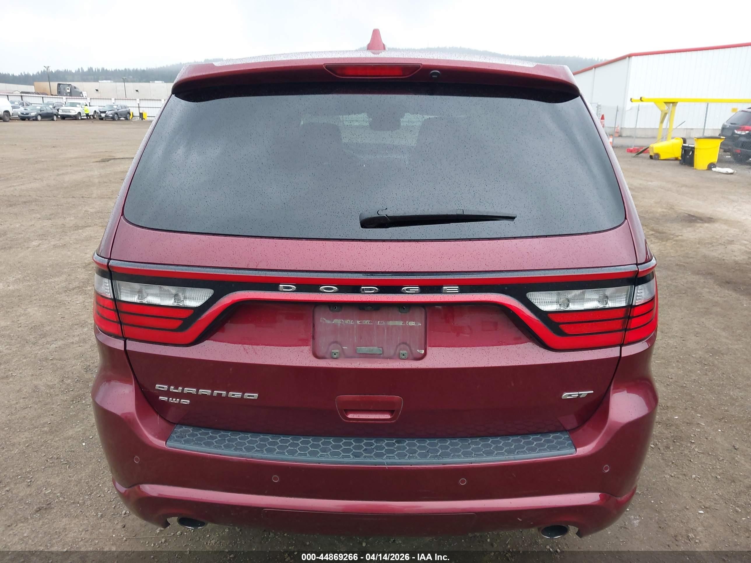 2017 Dodge Durango Gt Awd Maroon vin: 1C4RDJDG5HC725239