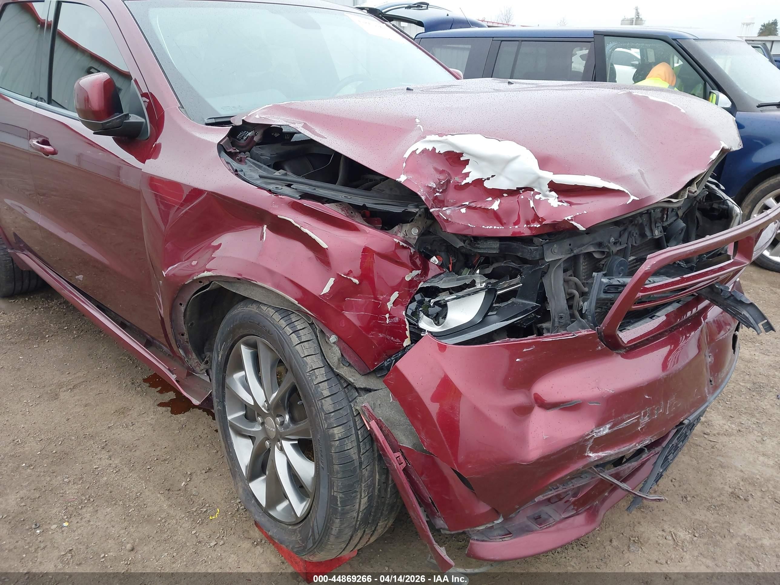 2017 Dodge Durango Gt Awd Maroon vin: 1C4RDJDG5HC725239