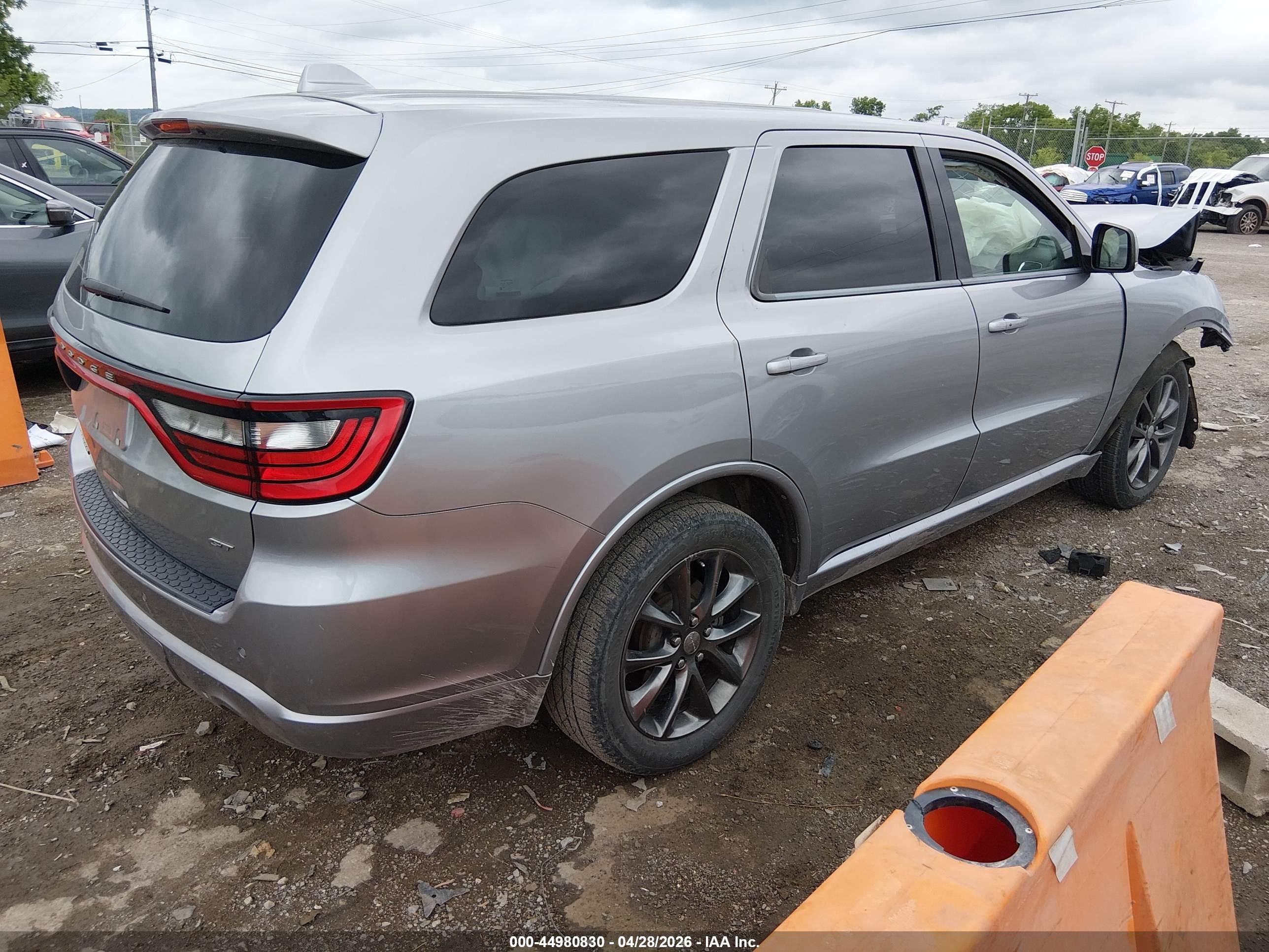 2017 Dodge Durango Gt Awd Gray vin: 1C4RDJDG5HC905174