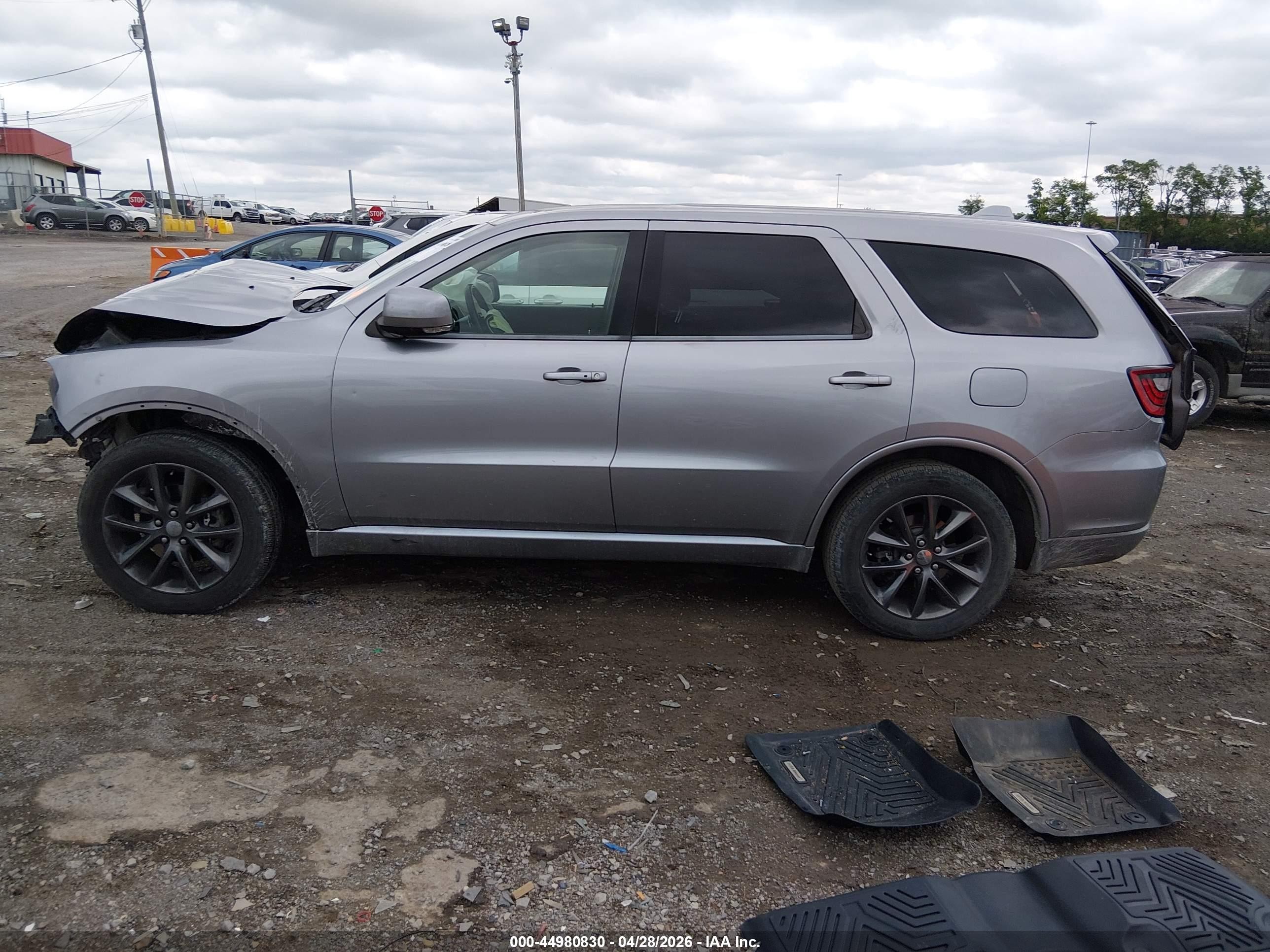 2017 Dodge Durango Gt Awd Gray vin: 1C4RDJDG5HC905174