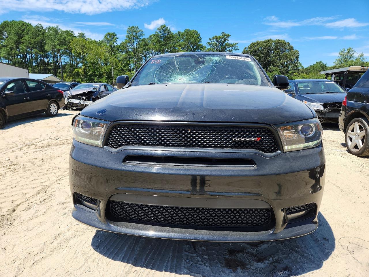 2019 Dodge Durango Gt Black vin: 1C4RDJDG5KC853455