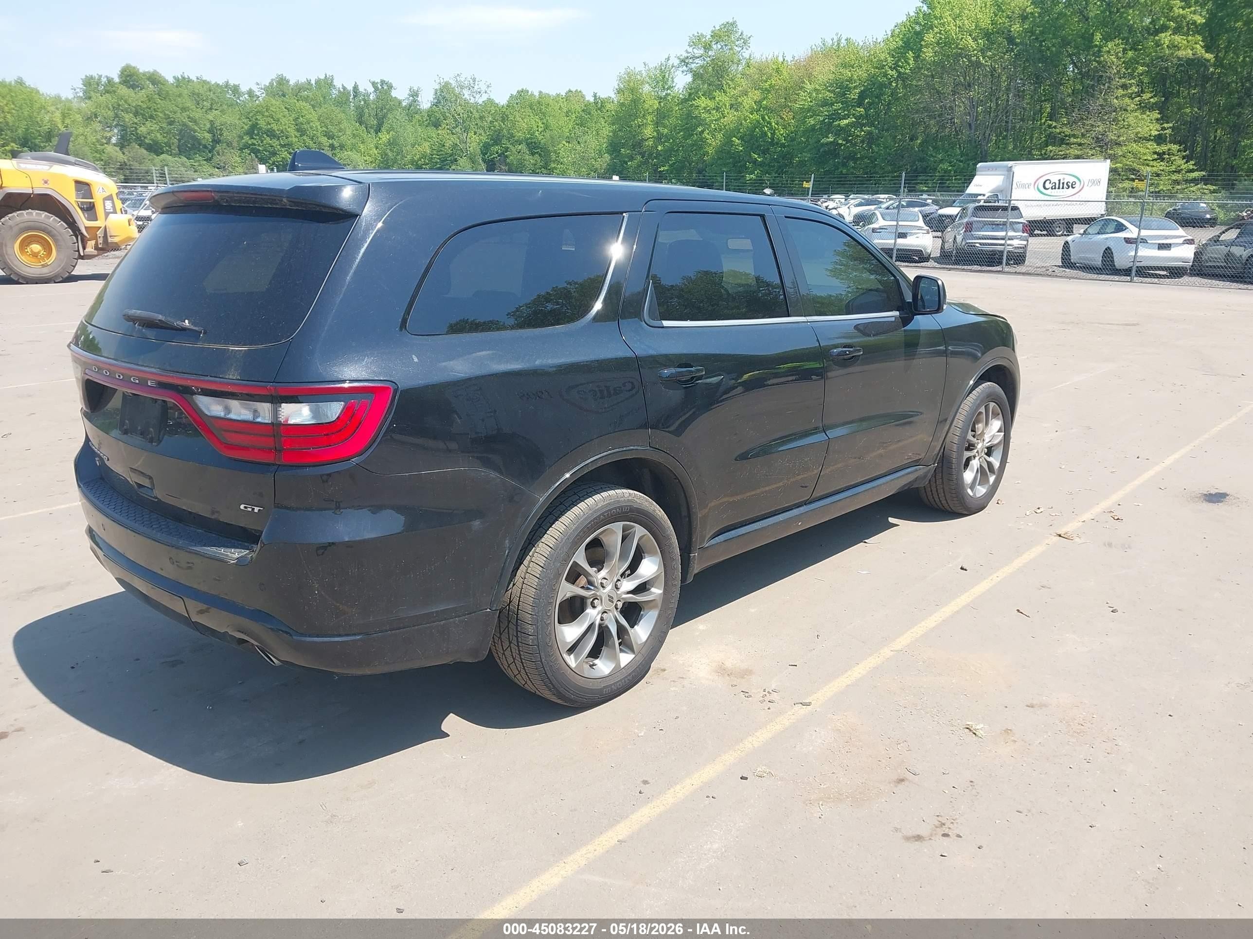 2020 Dodge Durango Gt Plus Awd Black vin: 1C4RDJDG5LC308602