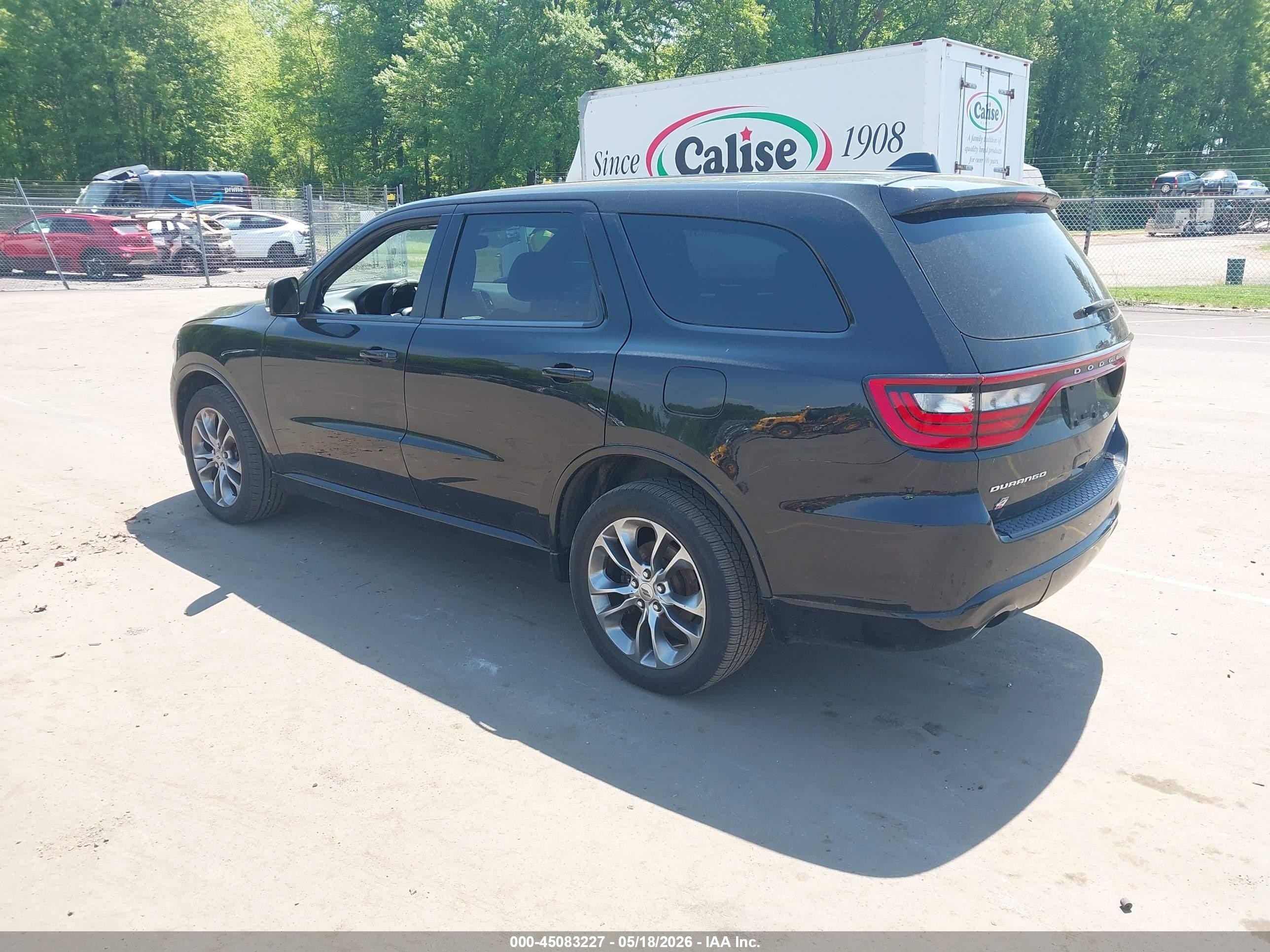2020 Dodge Durango Gt Plus Awd Black vin: 1C4RDJDG5LC308602