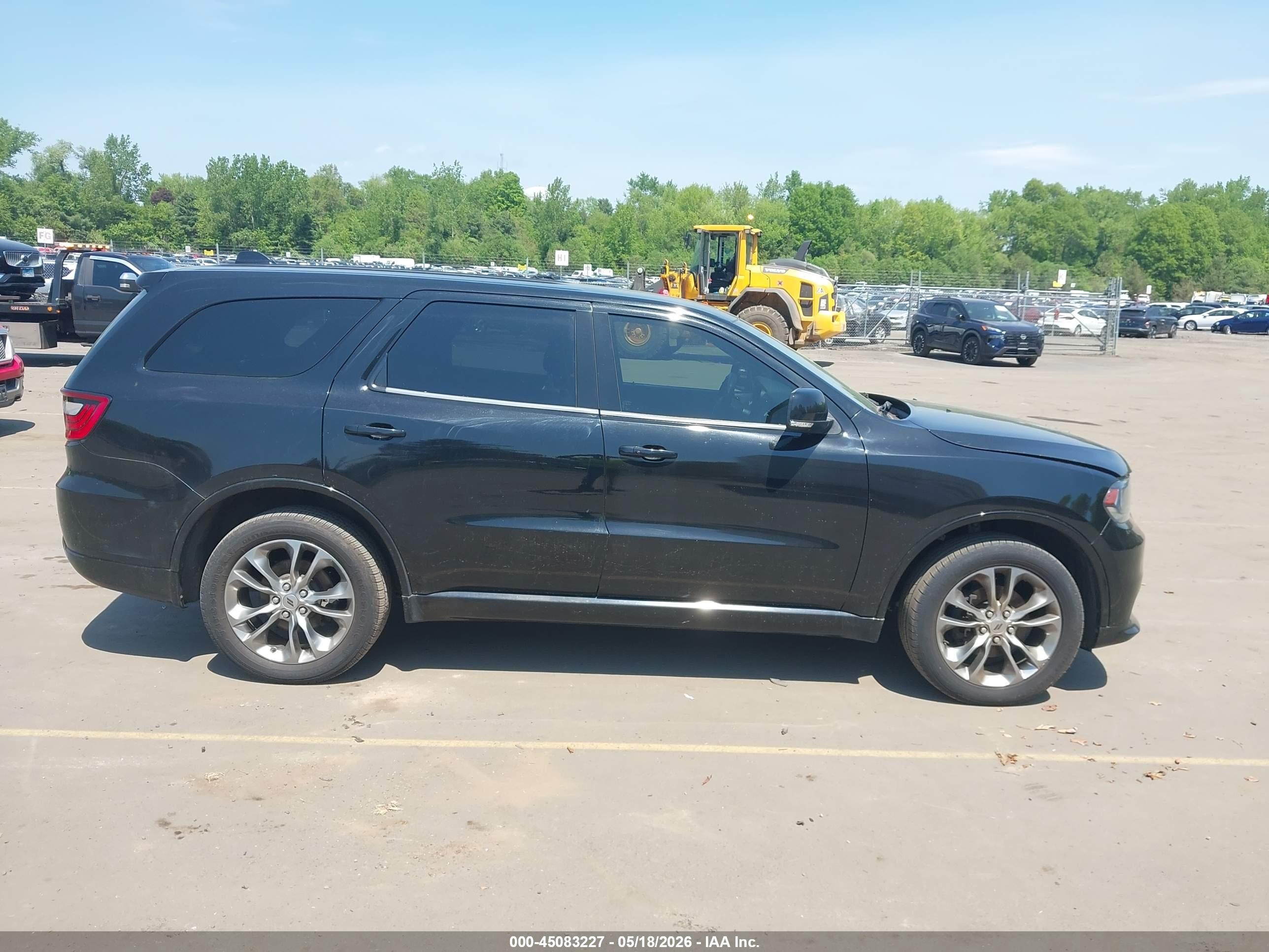 2020 Dodge Durango Gt Plus Awd Black vin: 1C4RDJDG5LC308602