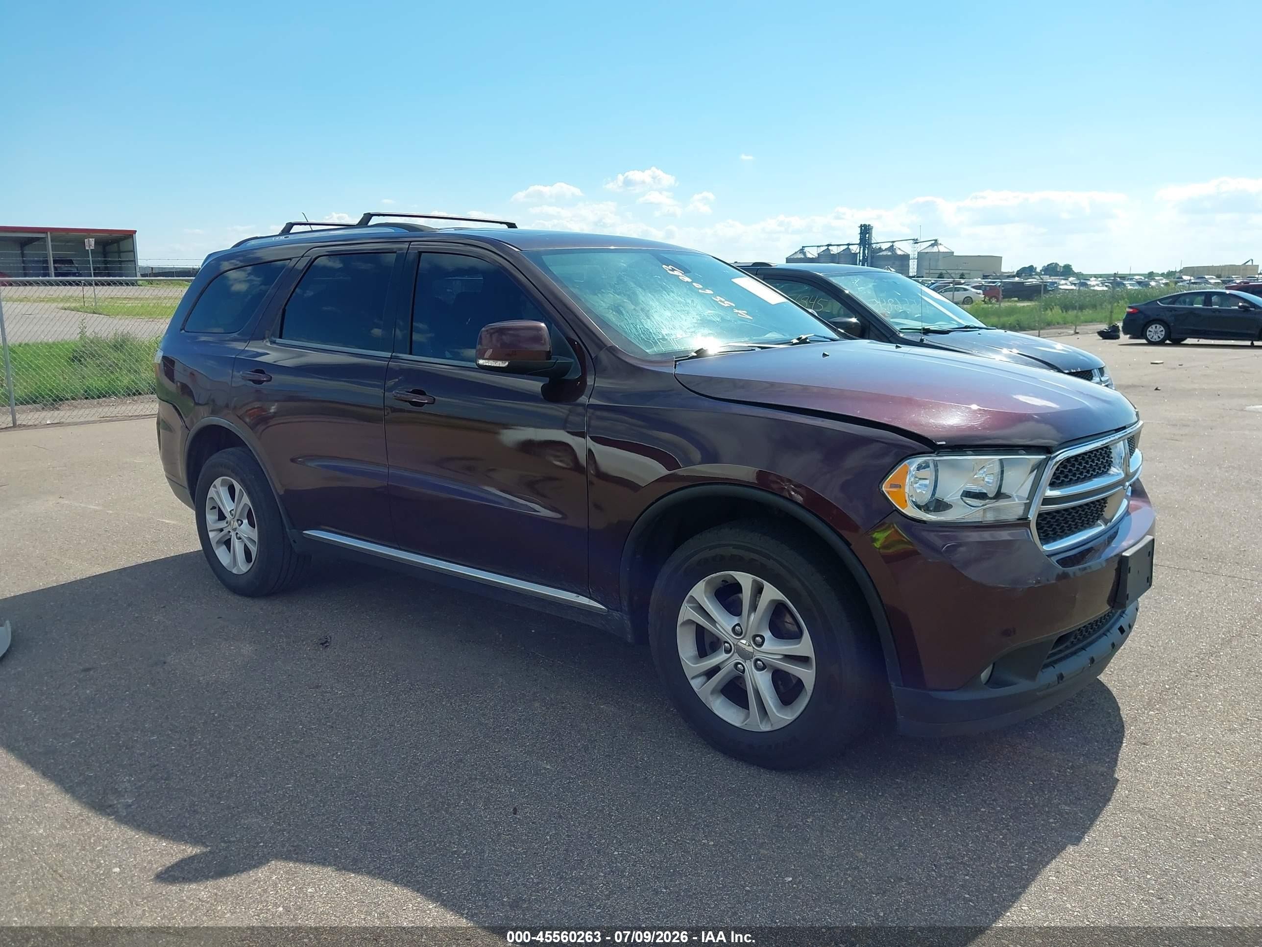 2012 Dodge Durango Crew Purple vin: 1C4RDJDG6CC144647