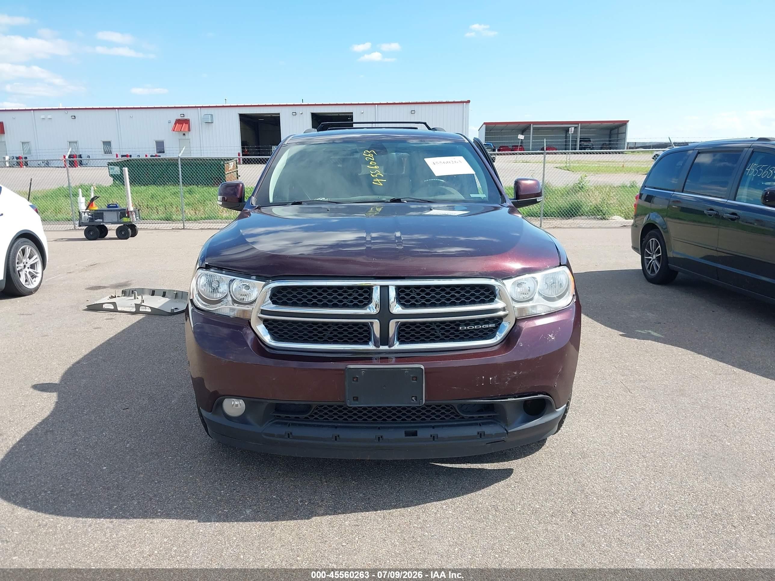 2012 Dodge Durango Crew Purple vin: 1C4RDJDG6CC144647