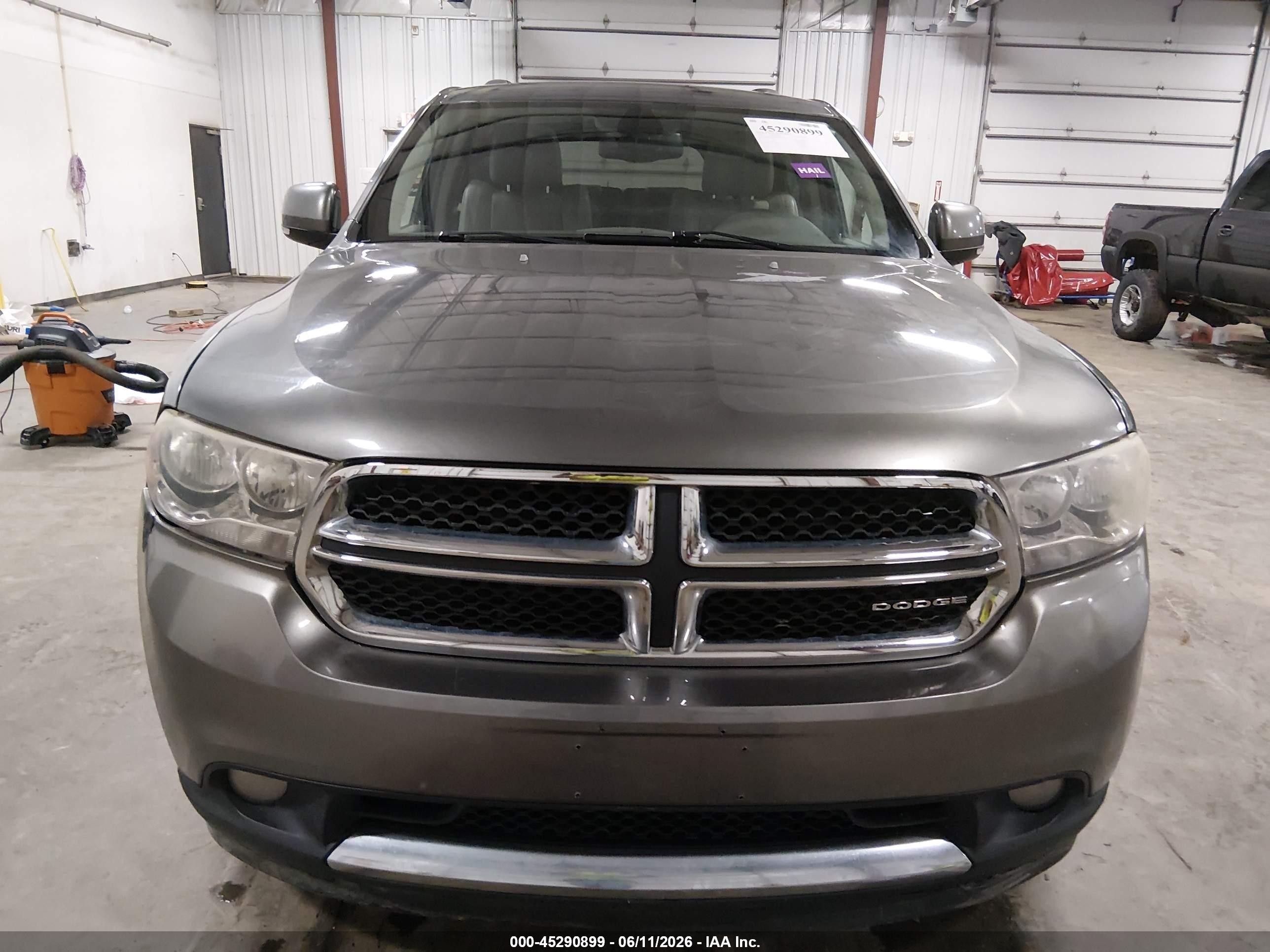 2012 Dodge Durango Crew Серый vin: 1C4RDJDG6CC164297