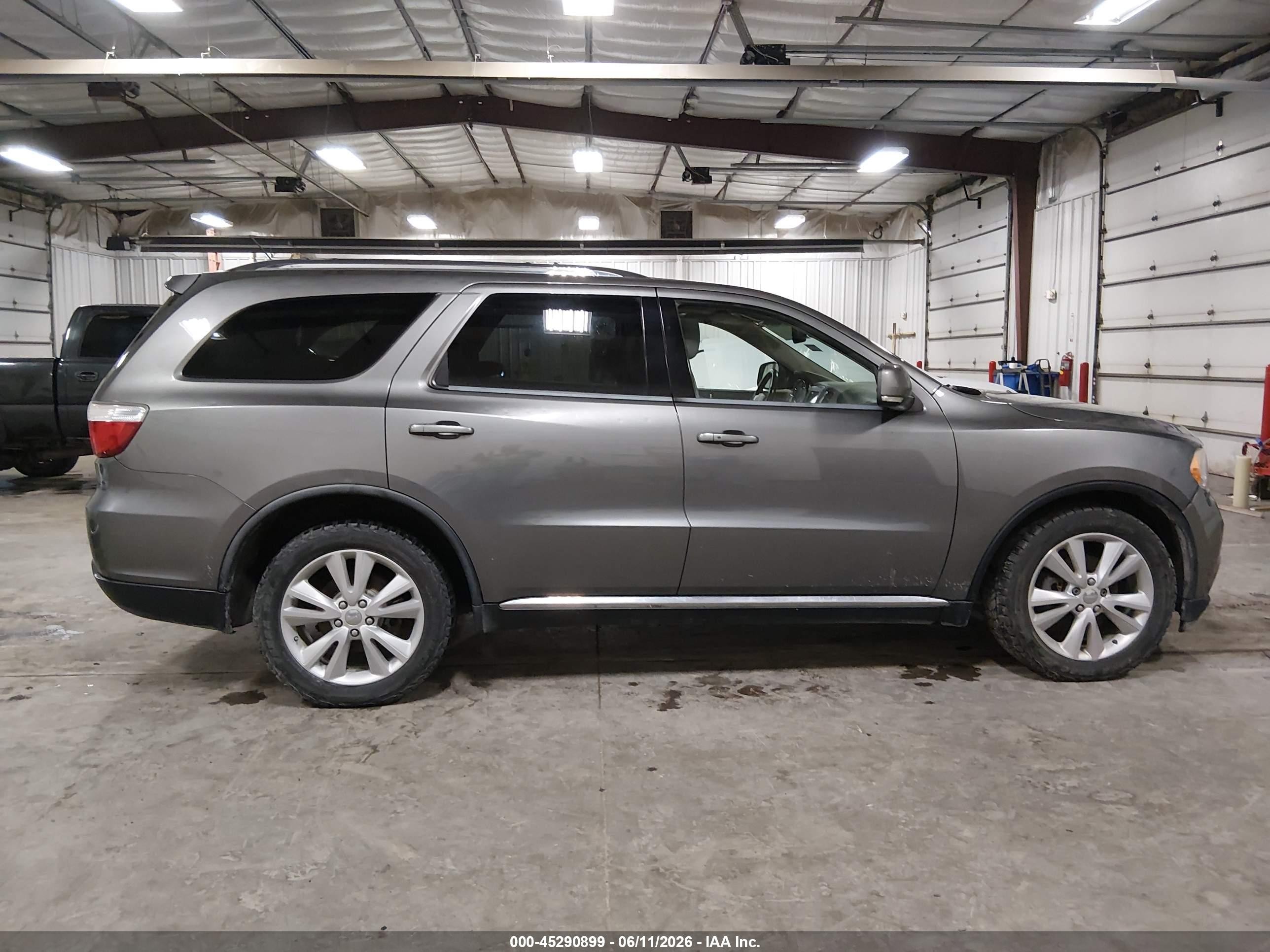 2012 Dodge Durango Crew Серый vin: 1C4RDJDG6CC164297