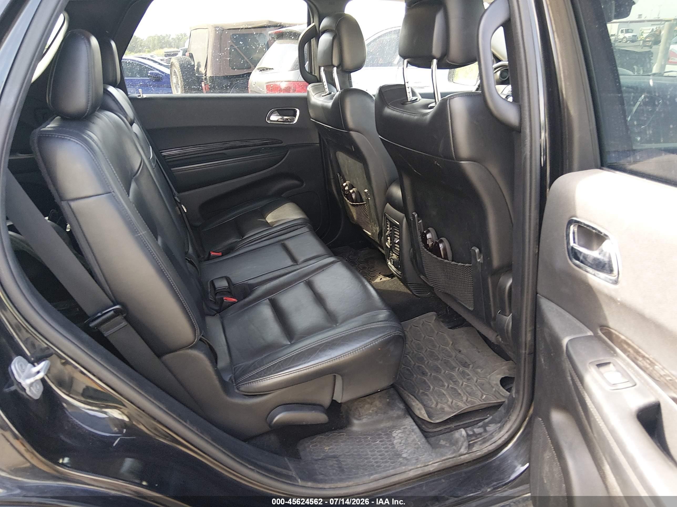 2012 Dodge Durango Crew Черный vin: 1C4RDJDG6CC169127