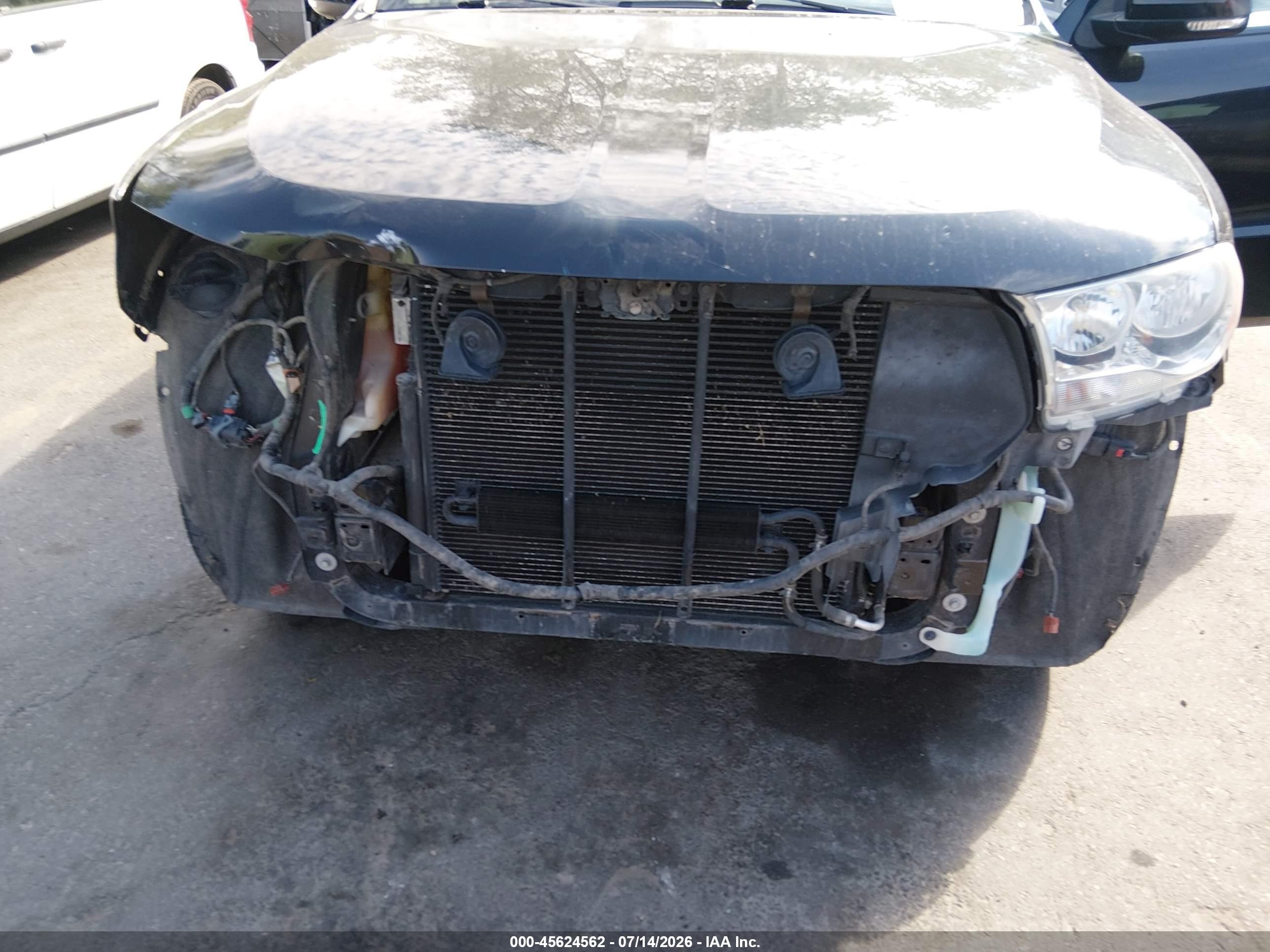 2012 Dodge Durango Crew Черный vin: 1C4RDJDG6CC169127