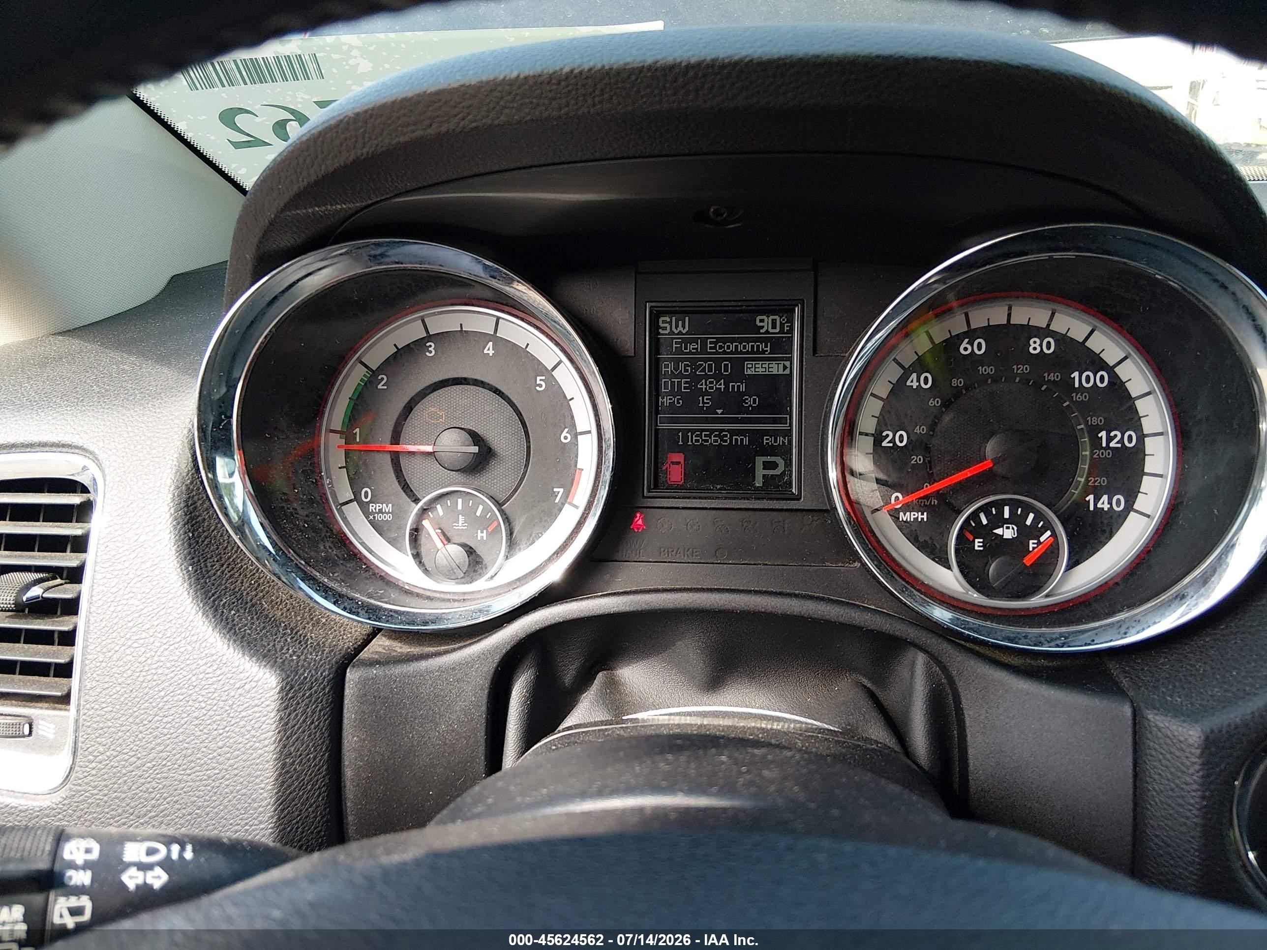 2012 Dodge Durango Crew Черный vin: 1C4RDJDG6CC169127