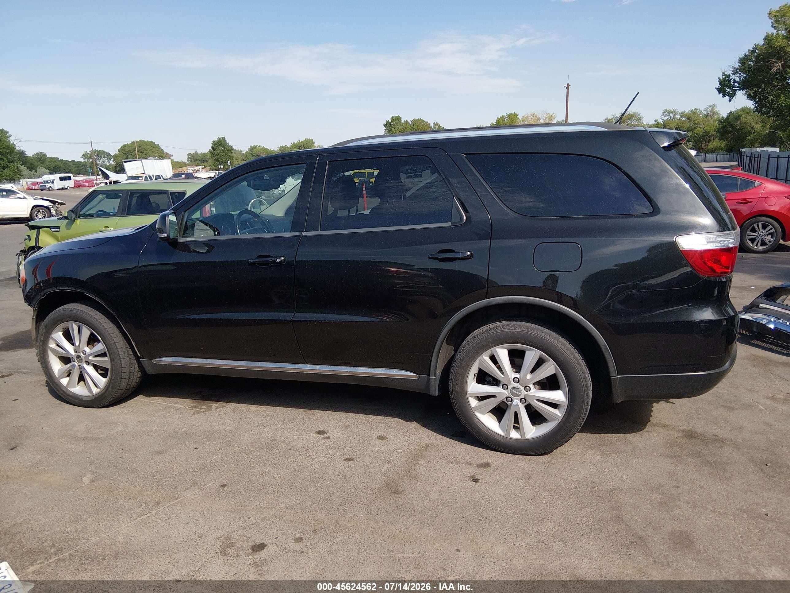 2012 Dodge Durango Crew Черный vin: 1C4RDJDG6CC169127