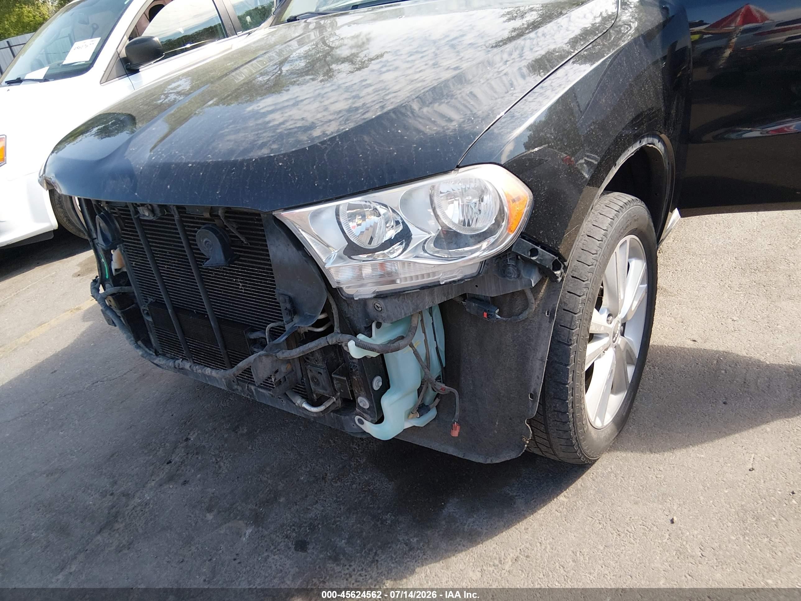 2012 Dodge Durango Crew Черный vin: 1C4RDJDG6CC169127